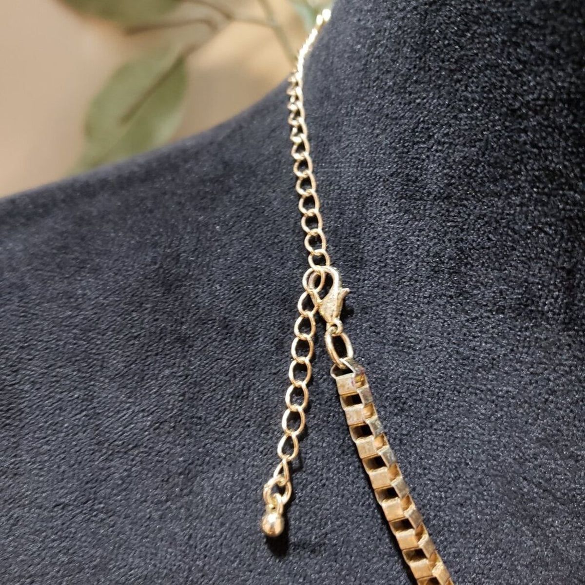 Women Gold & Black Unique Multi Strand Coins Collar Necklace with Lobster Clasp