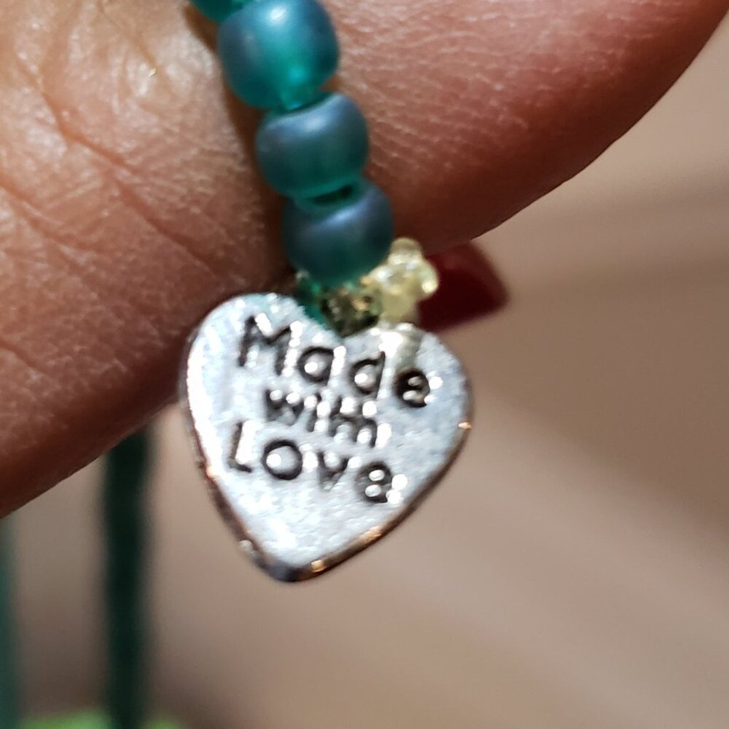 Made with Love Magnesite Turquoise Freeform Magnesite Slabs Beads Necklace