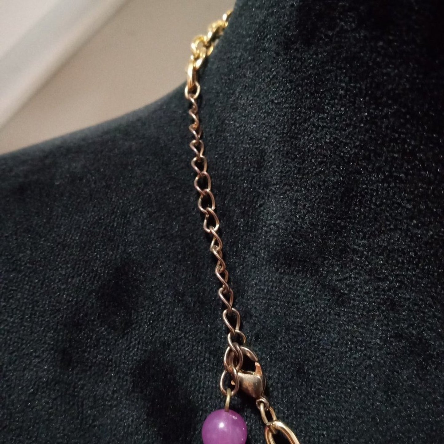 Womens Fashion Multicolor Gemstones Charm Collar Necklace with Lobster Clasp