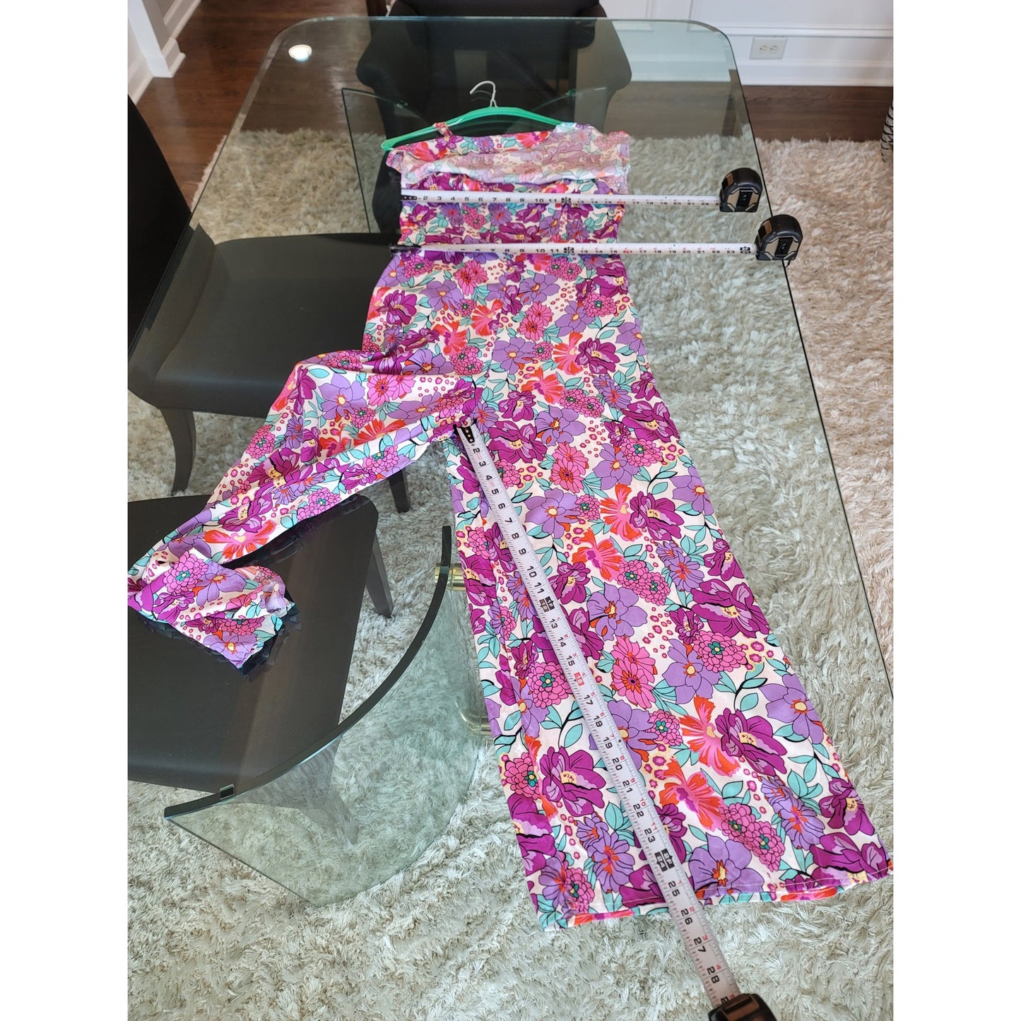 SHEIN Romper Women 8/10 Multicolor Floral Sleeveless Summer Casual Boho