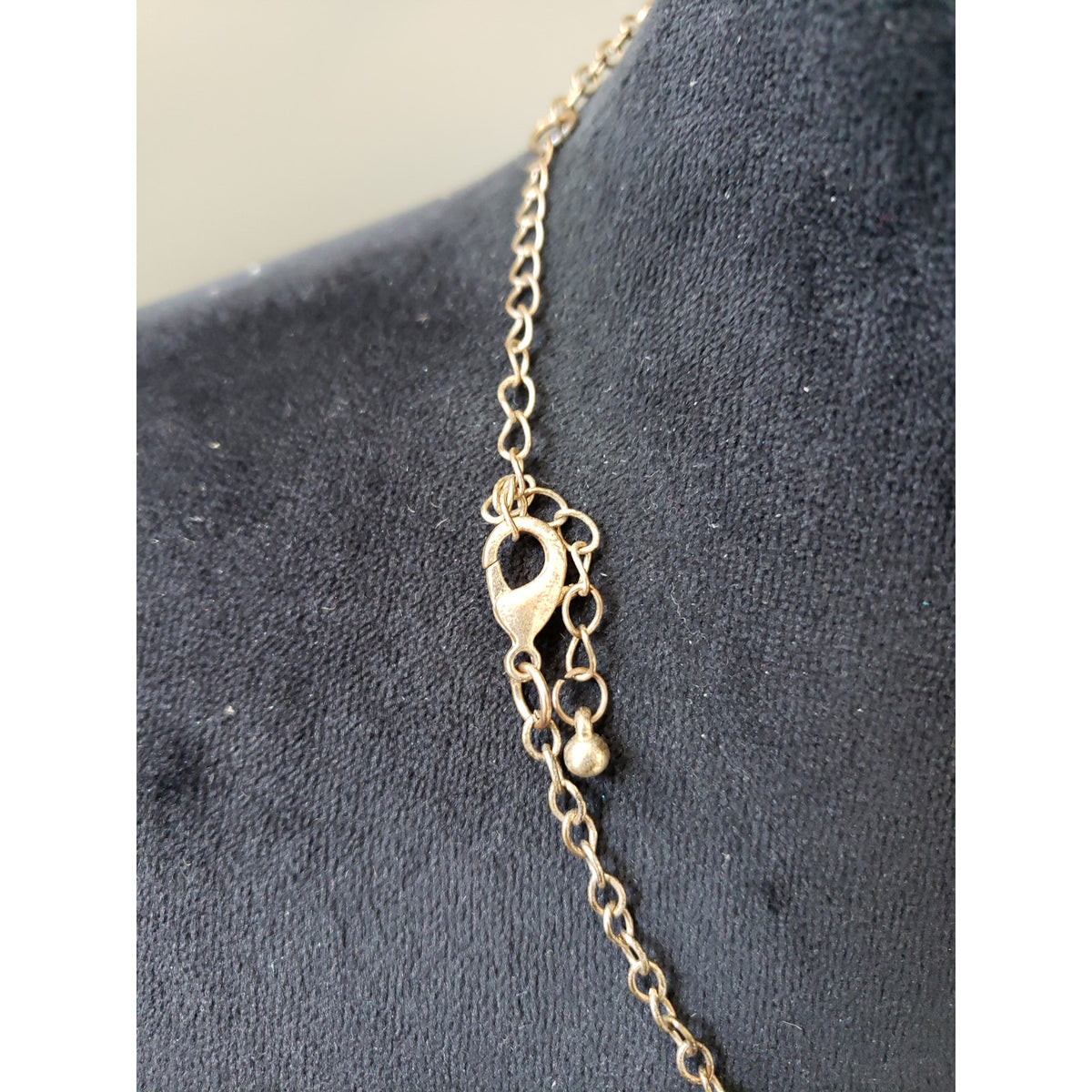 Women's Gold Statement Necklace Lobster Clasp Pink Teardrop Bib Layered Jewelry