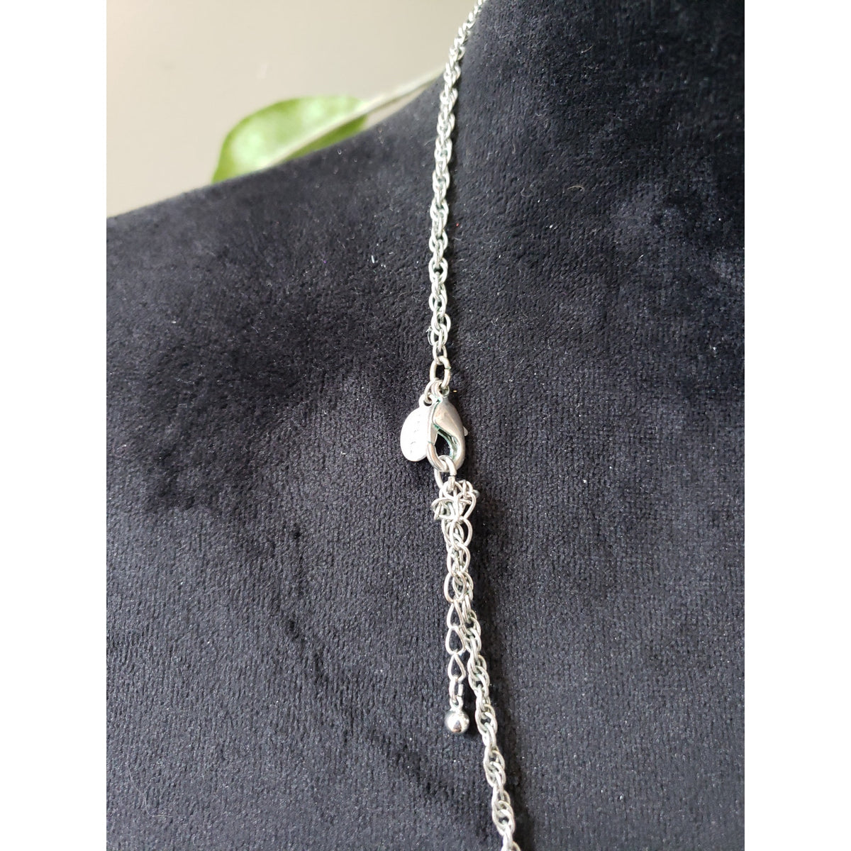 Womens Silver Tone Curb Chain Wrapped Bib Long Necklace Jewelry with Lobster