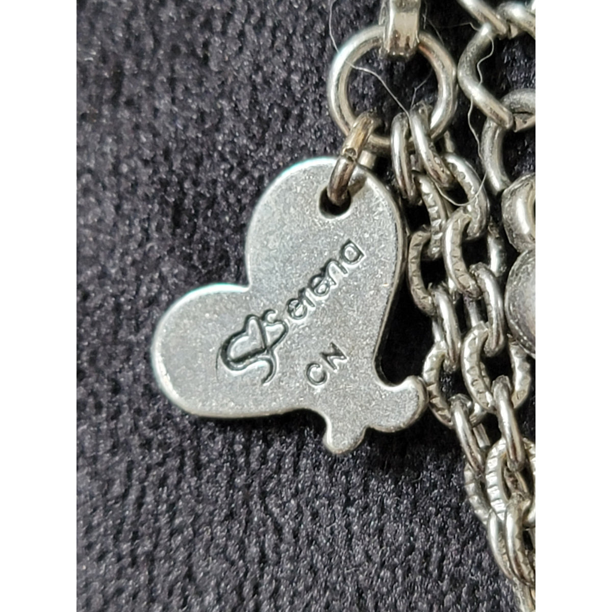 Serena Women's Silver Tone Mesh Net Bib Necklace With Rhinestone Accents