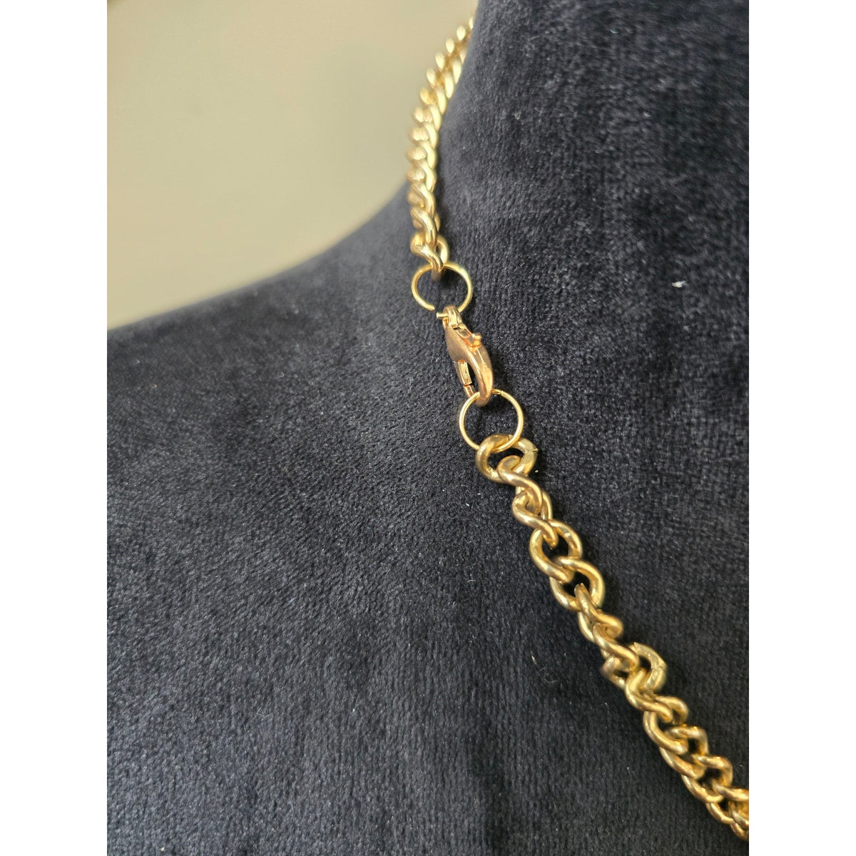 Gold Silver Multi Chain Statement Necklace