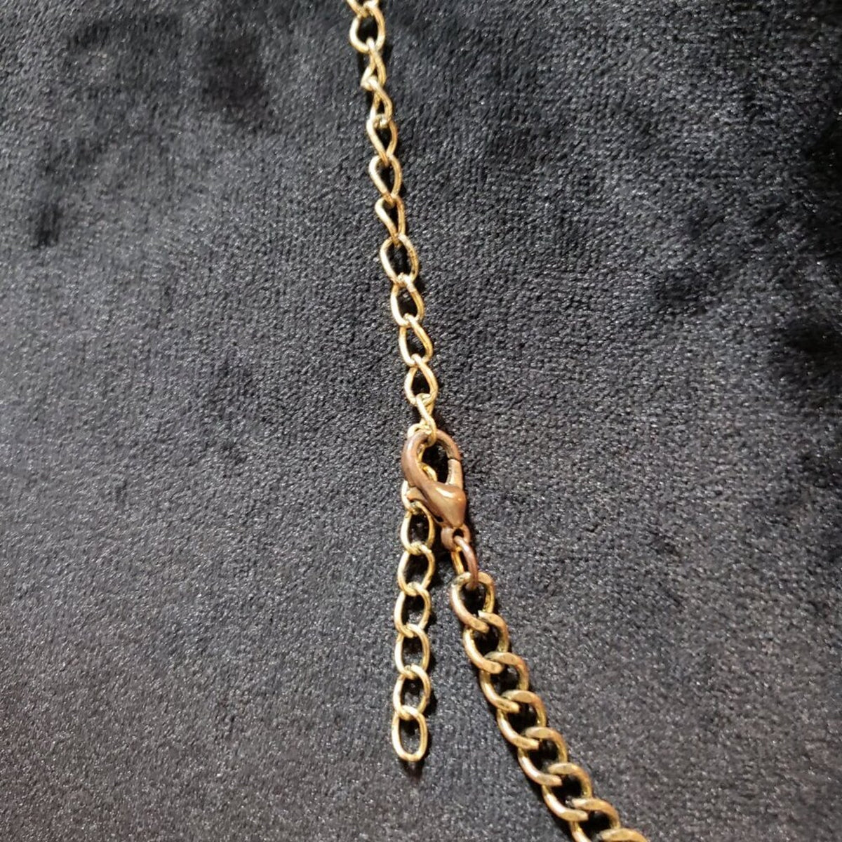 Womens Fashion Gold Tone Faux Coin Charm Pendant Necklace with Lobster Clasp