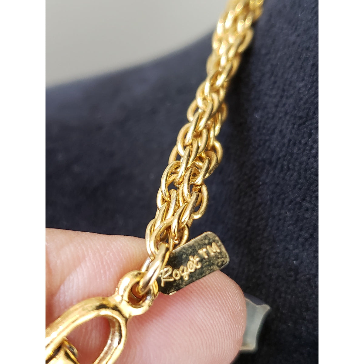 Women's Fashion Gold Tone 2 Strand Lariat Tassel Necklace Jewelry with Box Clasp