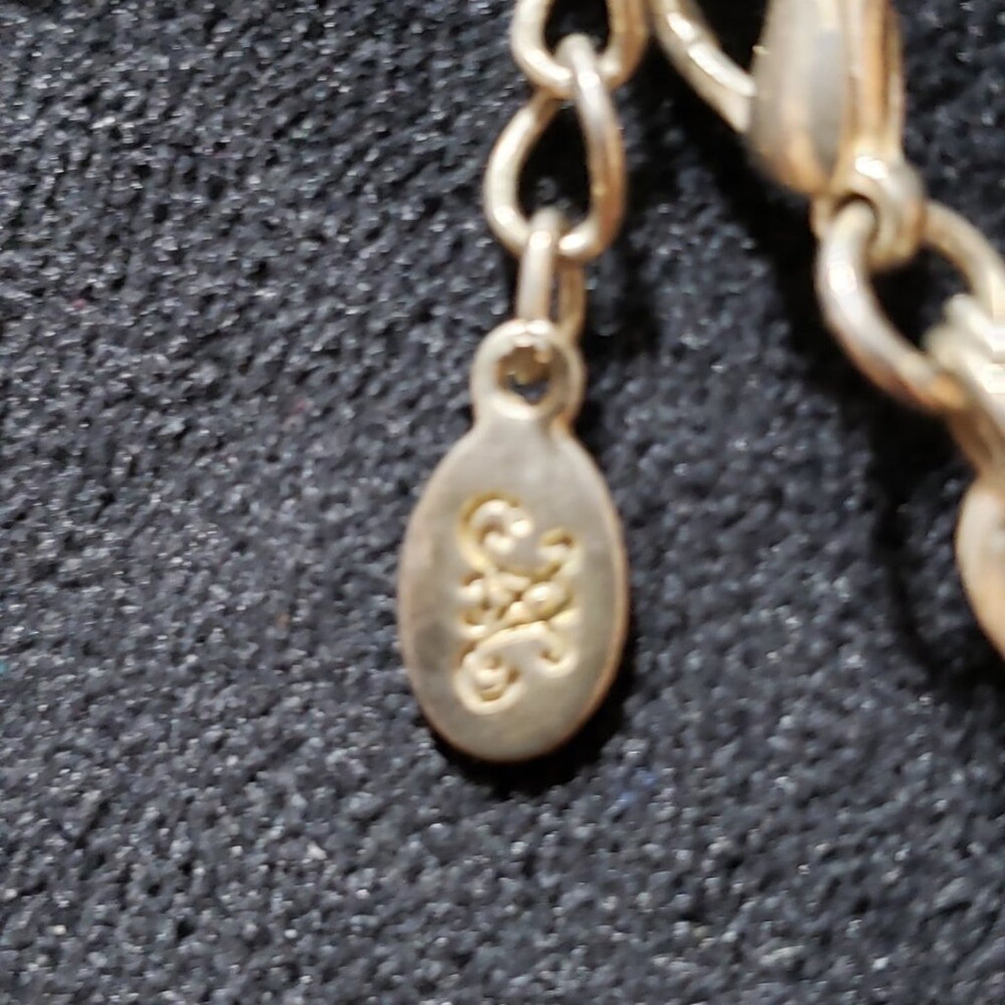 Women Green Yellow Teardrop Crystal Curb Chain Necklace with Lobster Clasp
