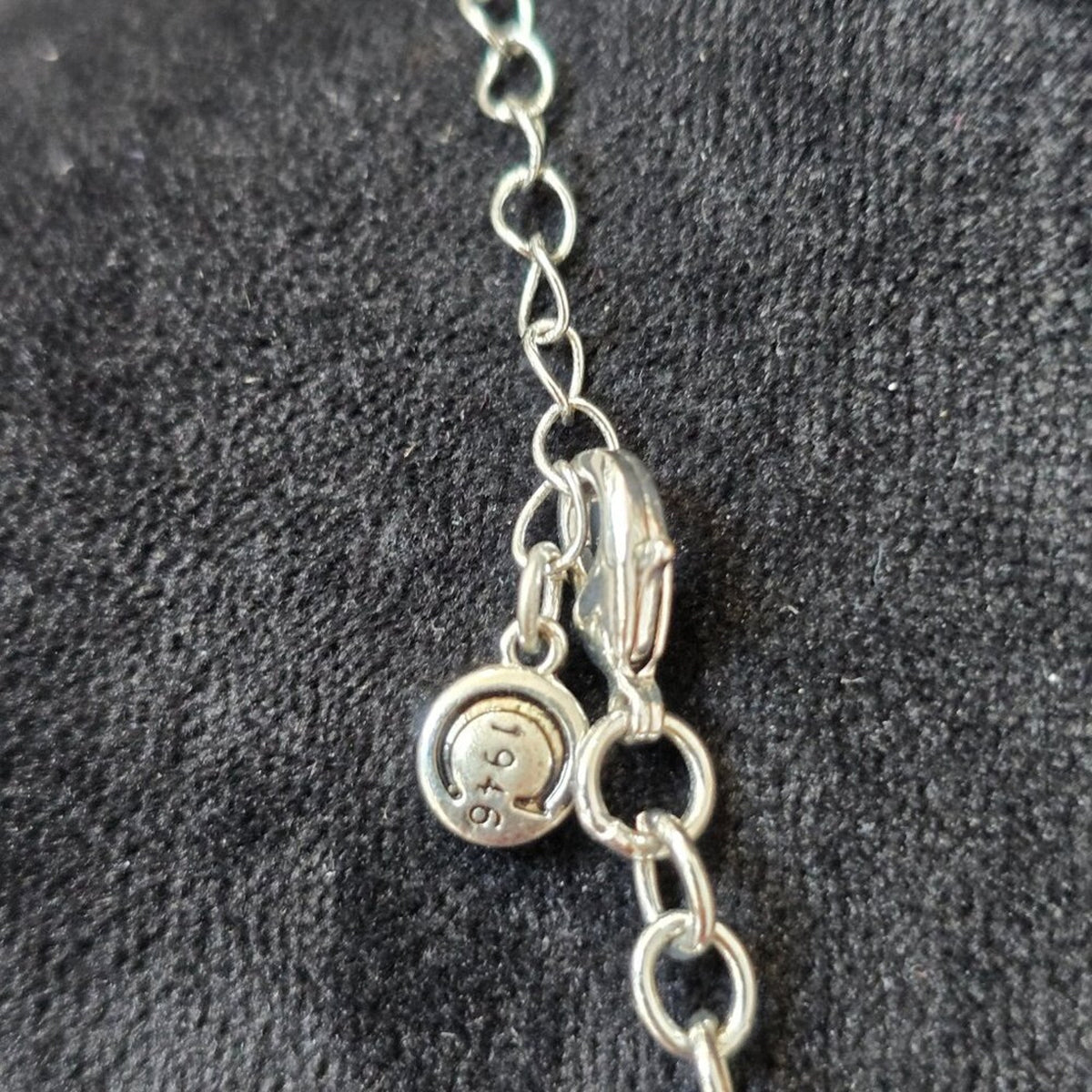Womens Silver Tone Filigree Flowers Faux Pearl Details Necklace w/ Lobster Clasp