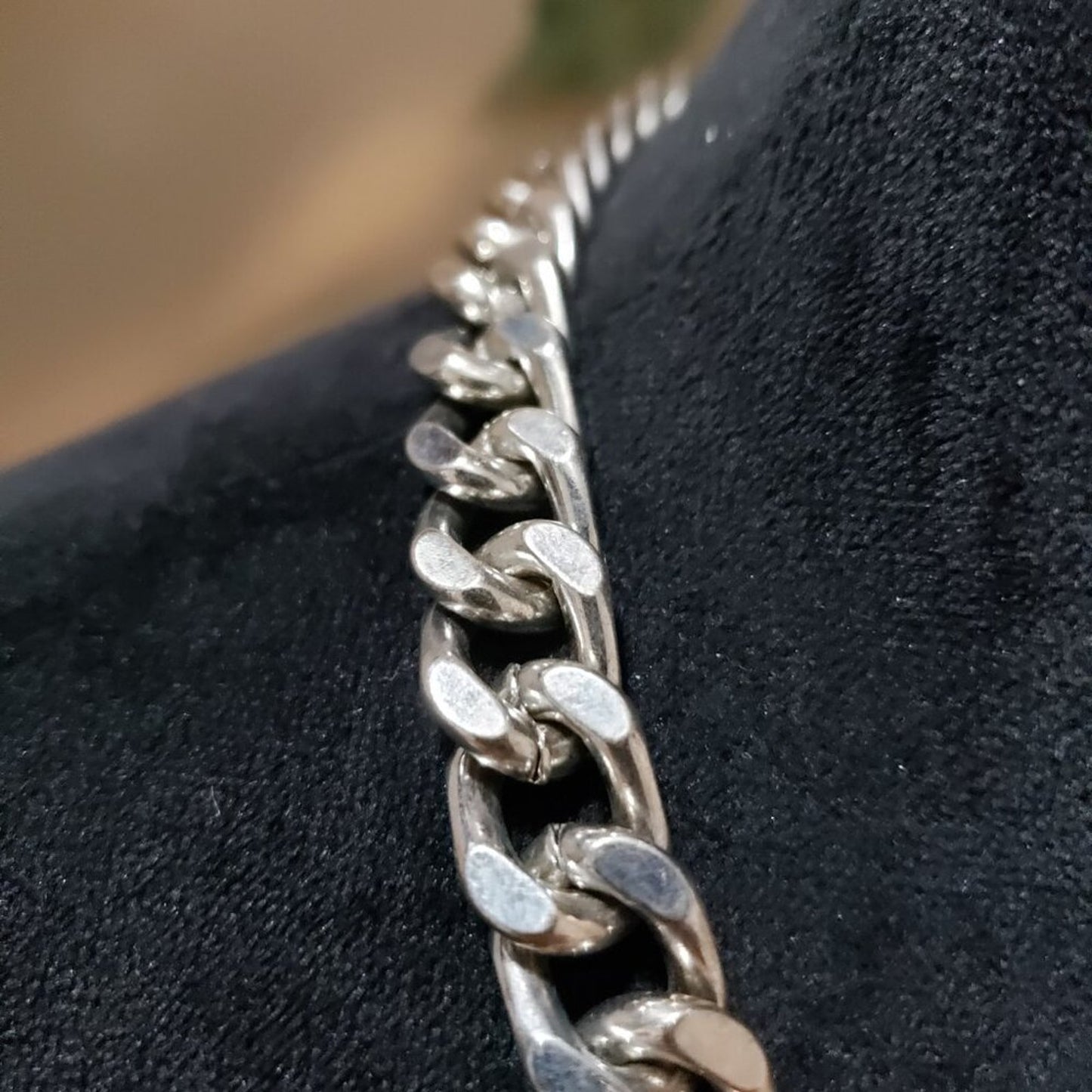 Womens Fashion Silver Tone Pad Lock & Key Choker Necklace Jewelry with Cuban Chain