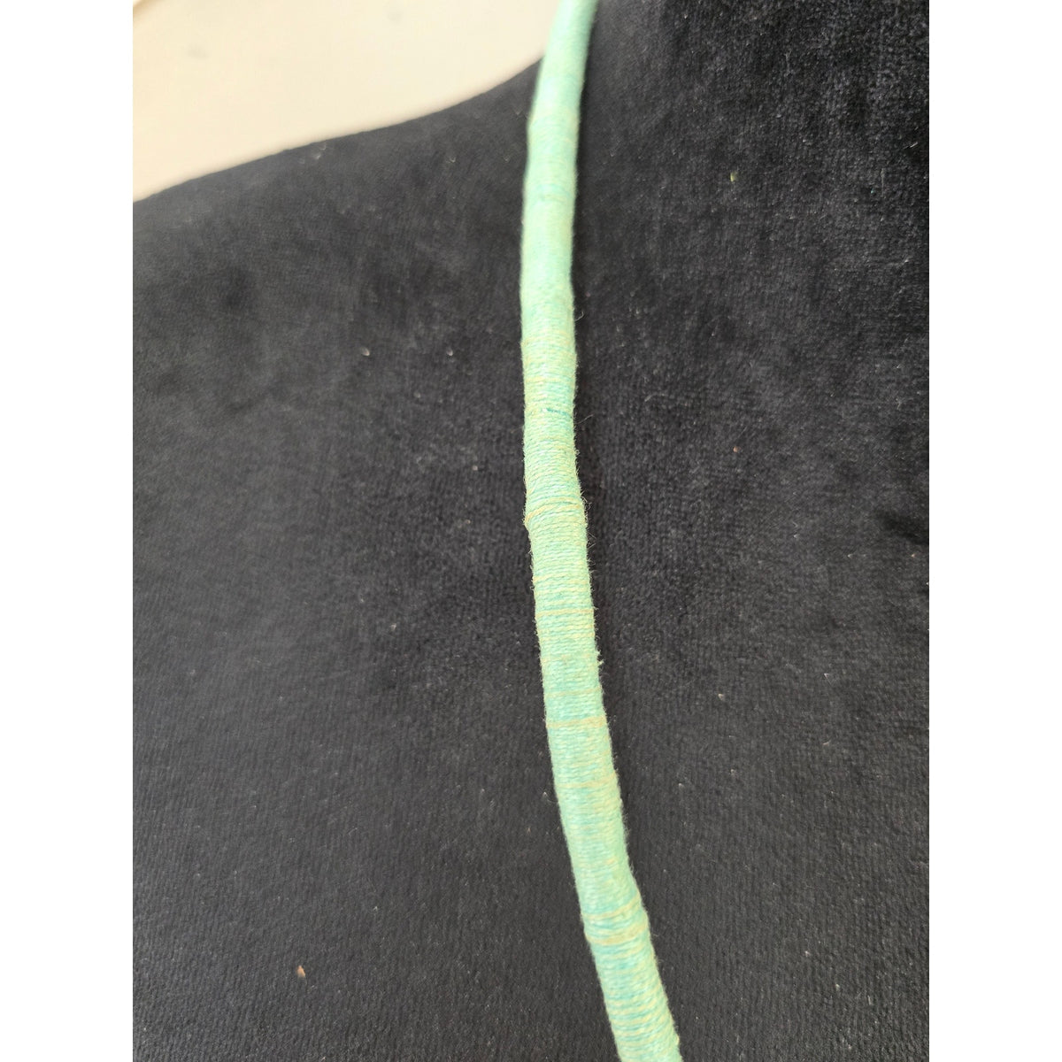 Turquoise Multi Strand Seed Bead Statement Necklace Boho Layered