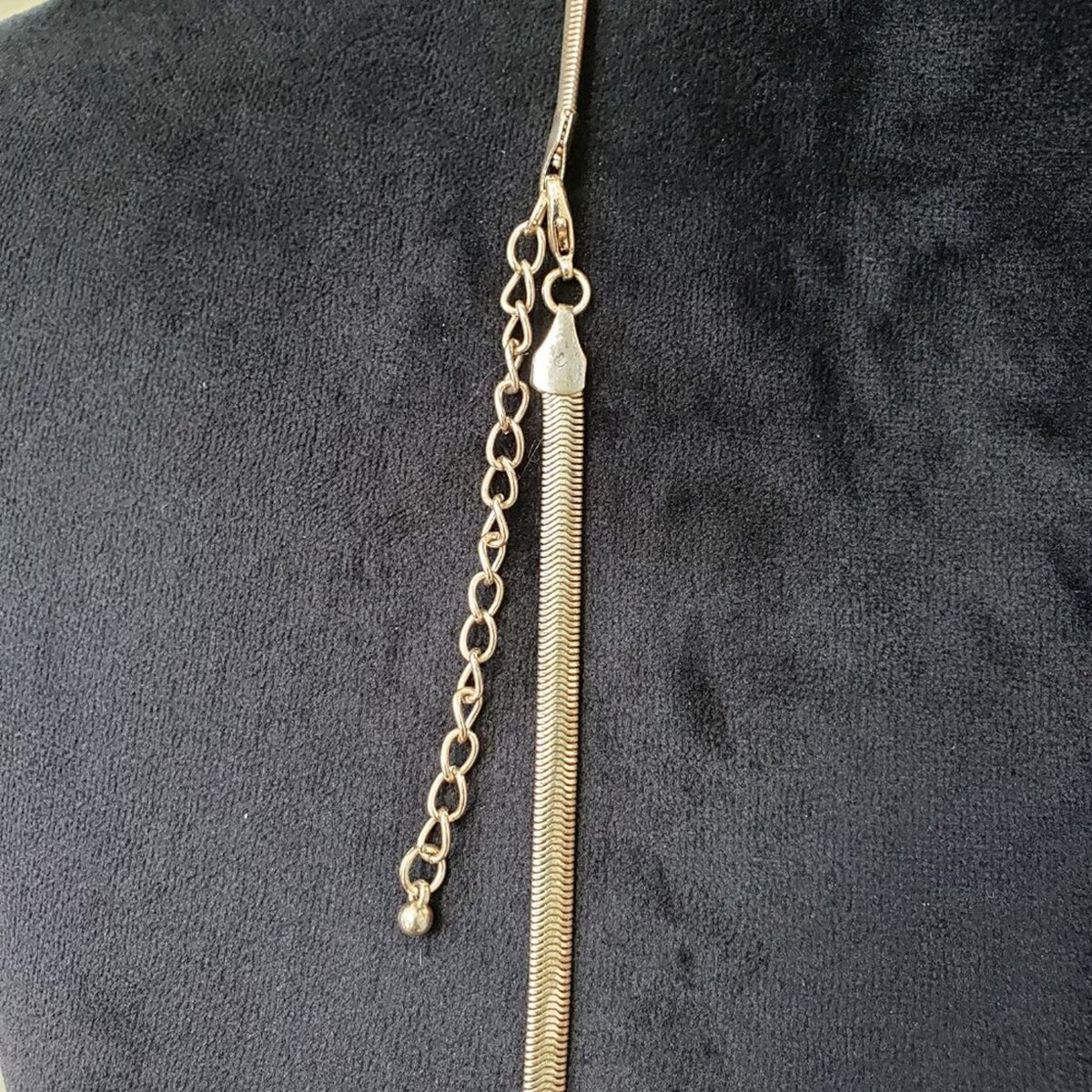 Womens Fashion Gold Tone Long Circle Fringe Pendant Necklace with Lobster Clasp