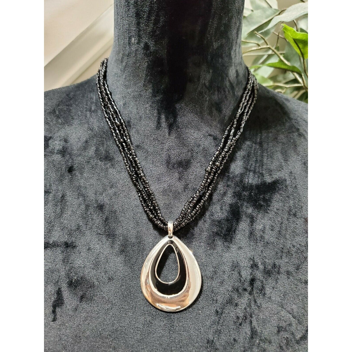 San Capsule Keepsake Tear Drop Necklace