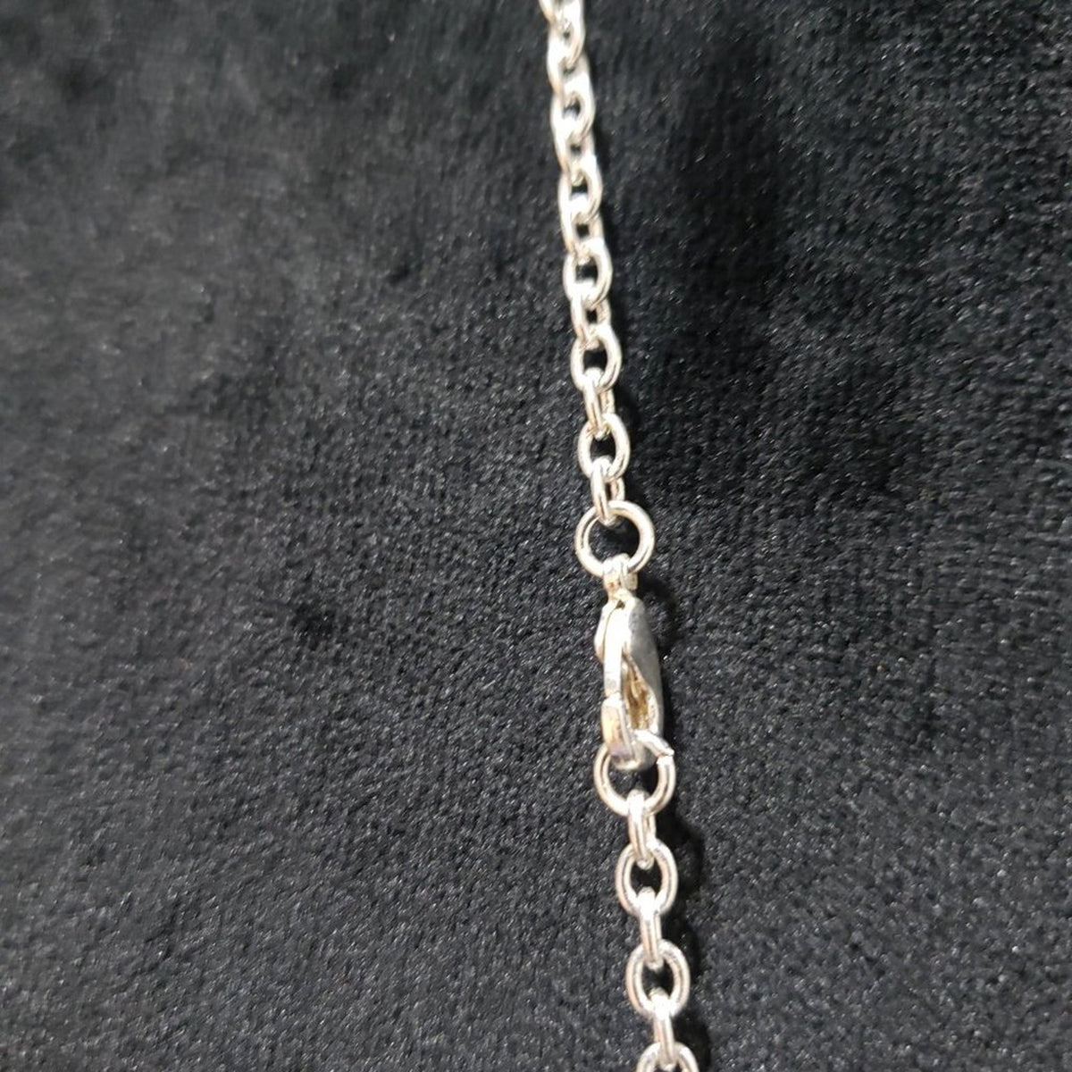 Women's Gold Tone Silver Chain & Disc Accent Necklace