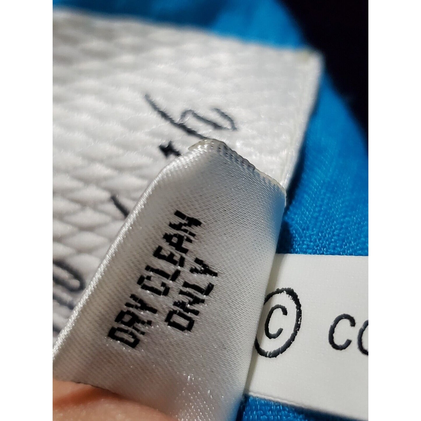 Vintage Sarah Elizabeth Blue 100% Rayon Round Neck Sleeveless Long Maxi Dress 12