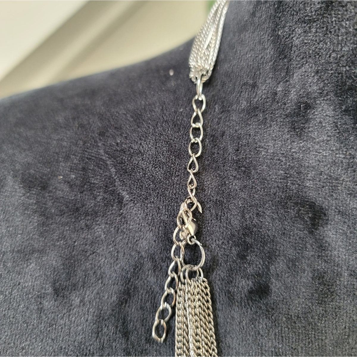 Gray Multilayer Fashion Necklace