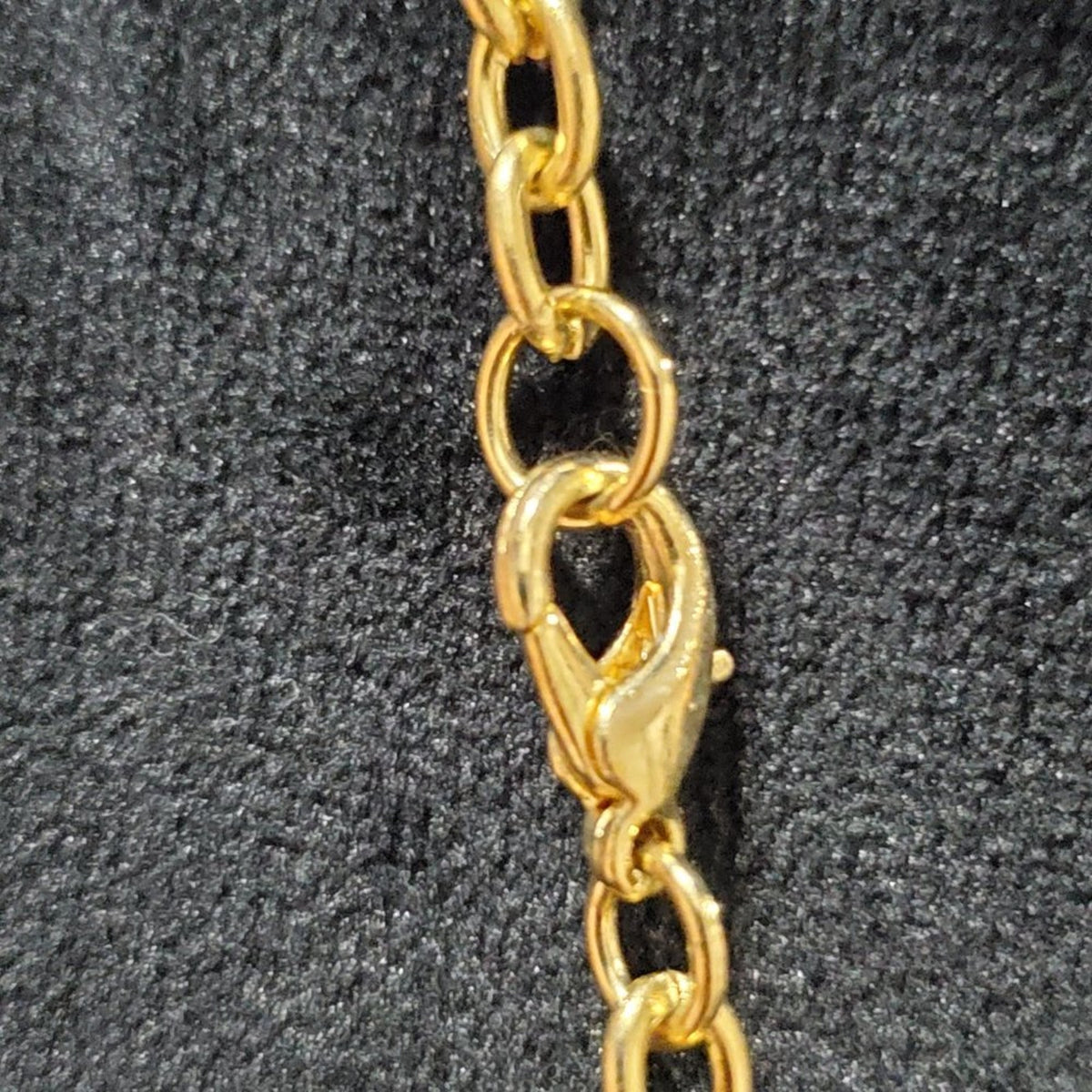 Women's Gold Tone Multi Pearl Beads Link Chain Fashion Jewelry Necklace
