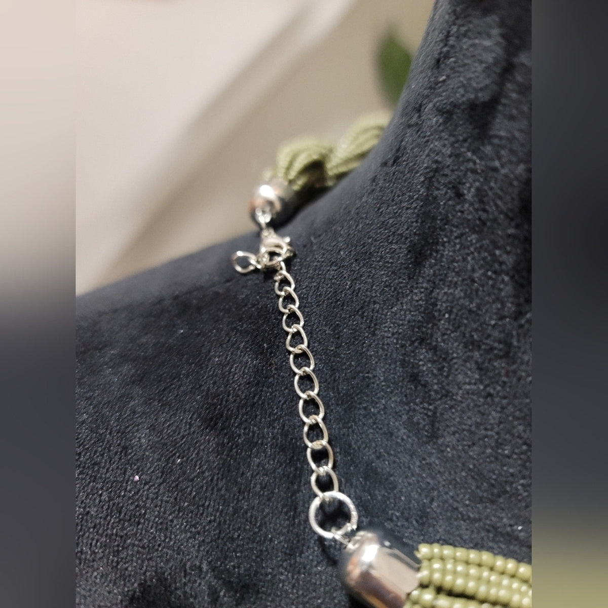 Green Braided Necklace