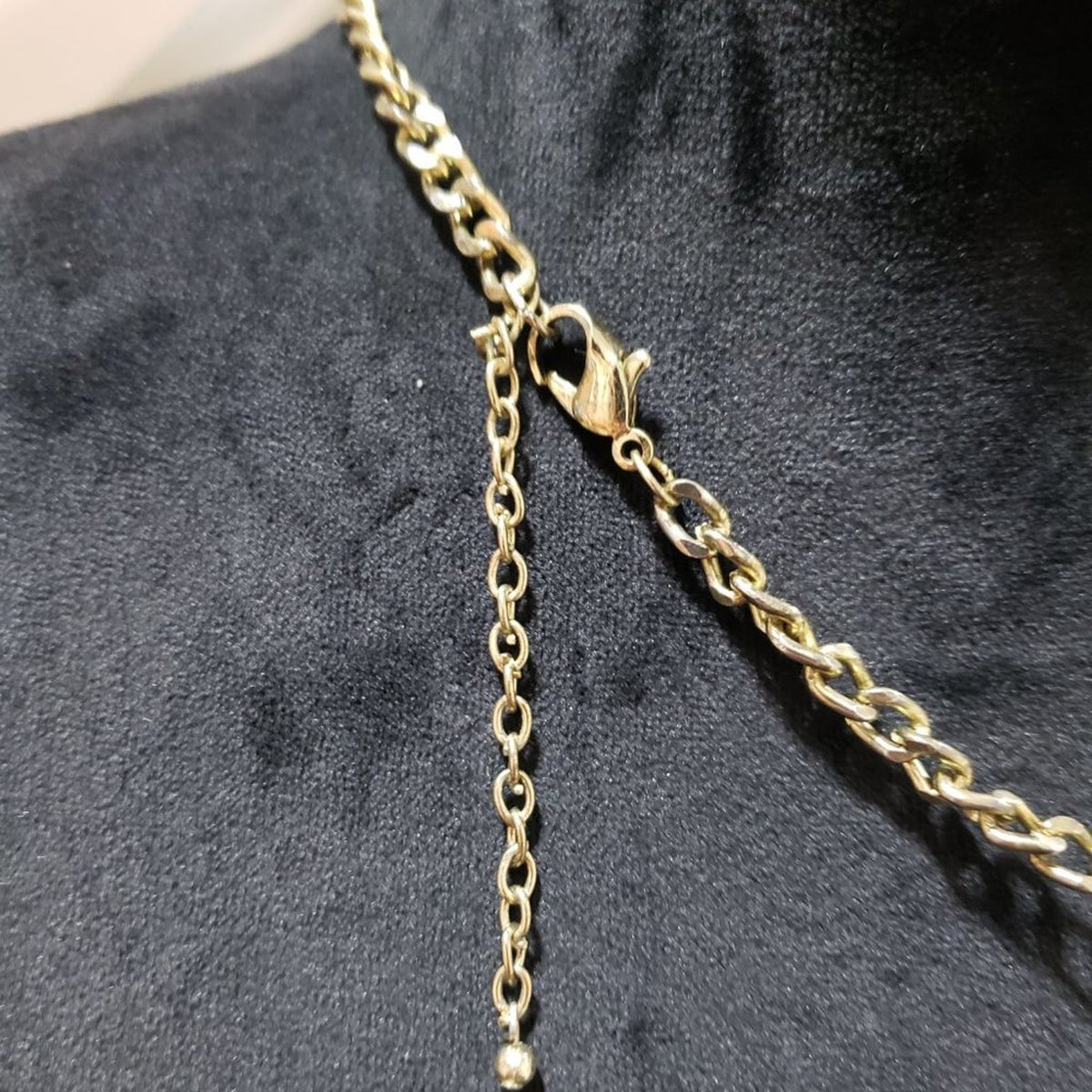 Beaded Statement Necklace with Accents Gold Tone Glass Seed Braided