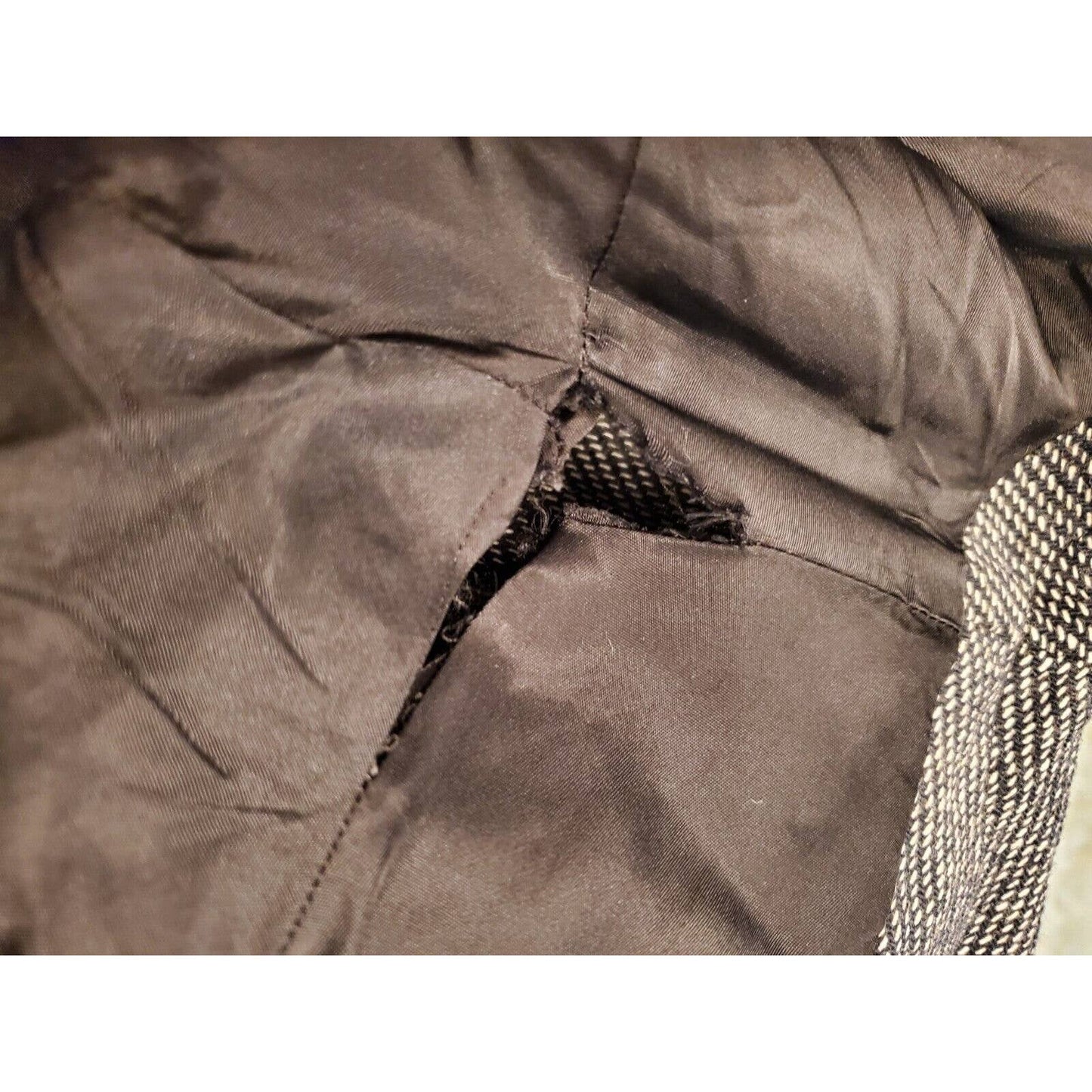 Vintage ONNA Collection Gray Wool Single Breasted Blazer & Skirt 2 Pc's Suit M