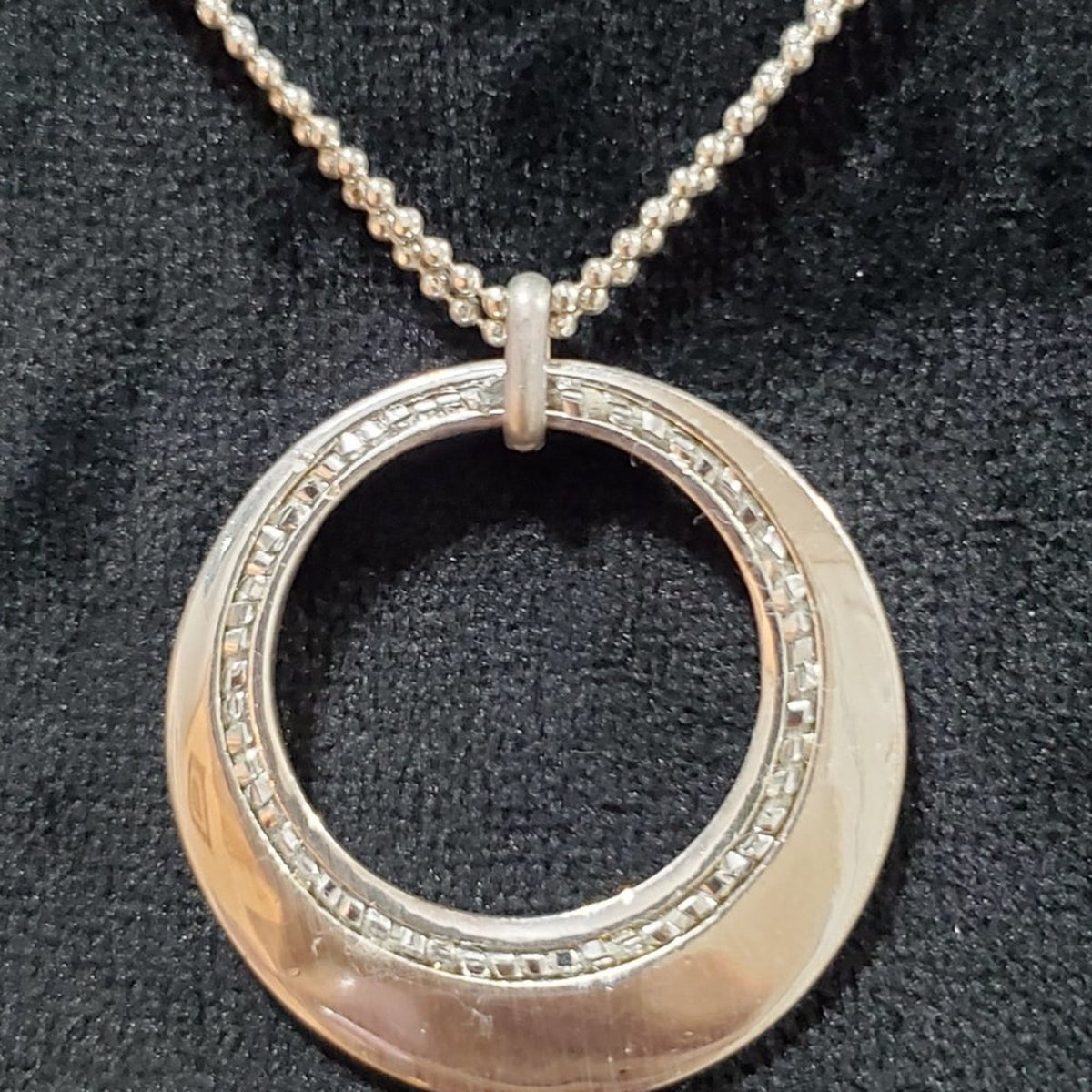 Women's Gold Round Decor Link Chain Fashion Jewelry Necklace