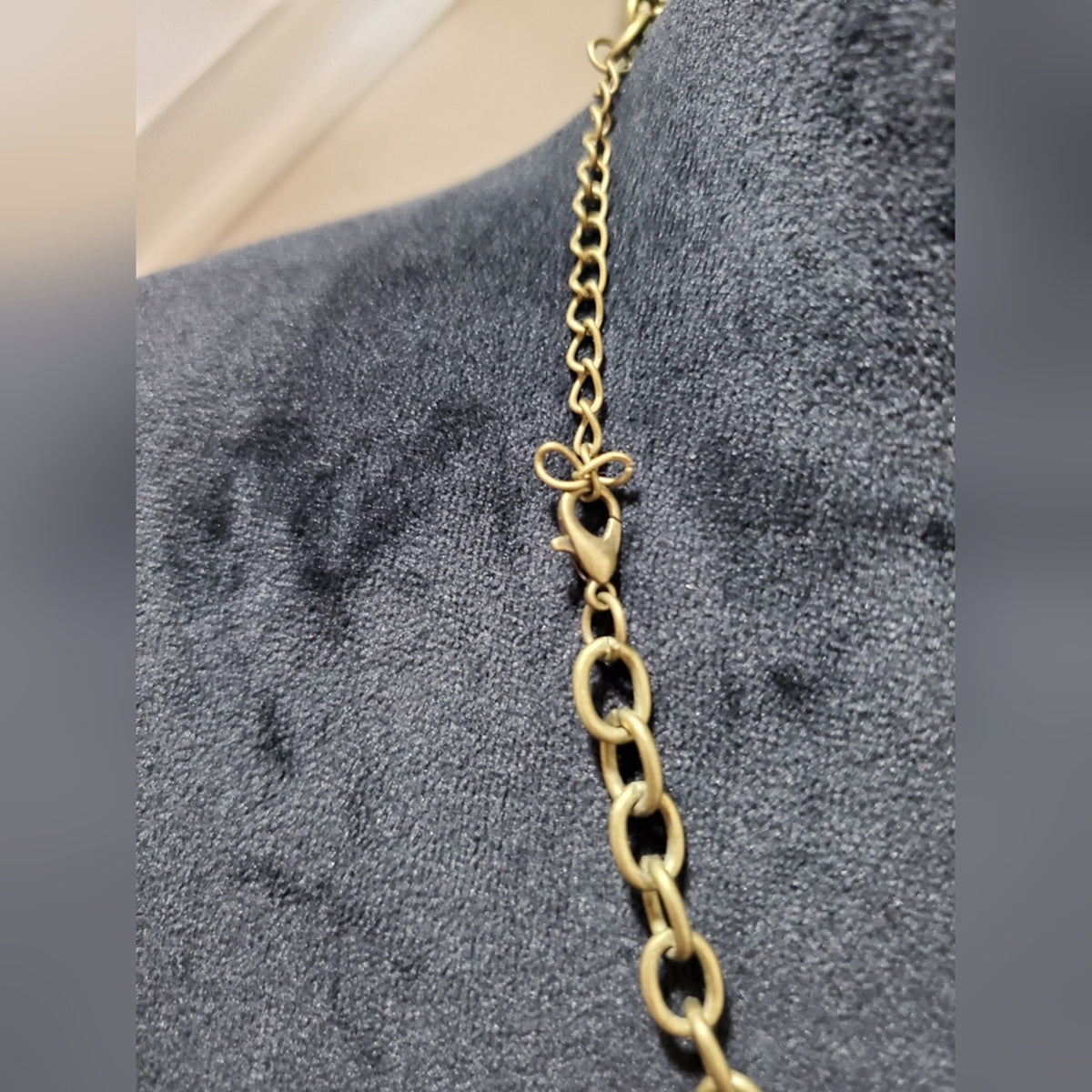 Black and Bronze Statement Necklace
