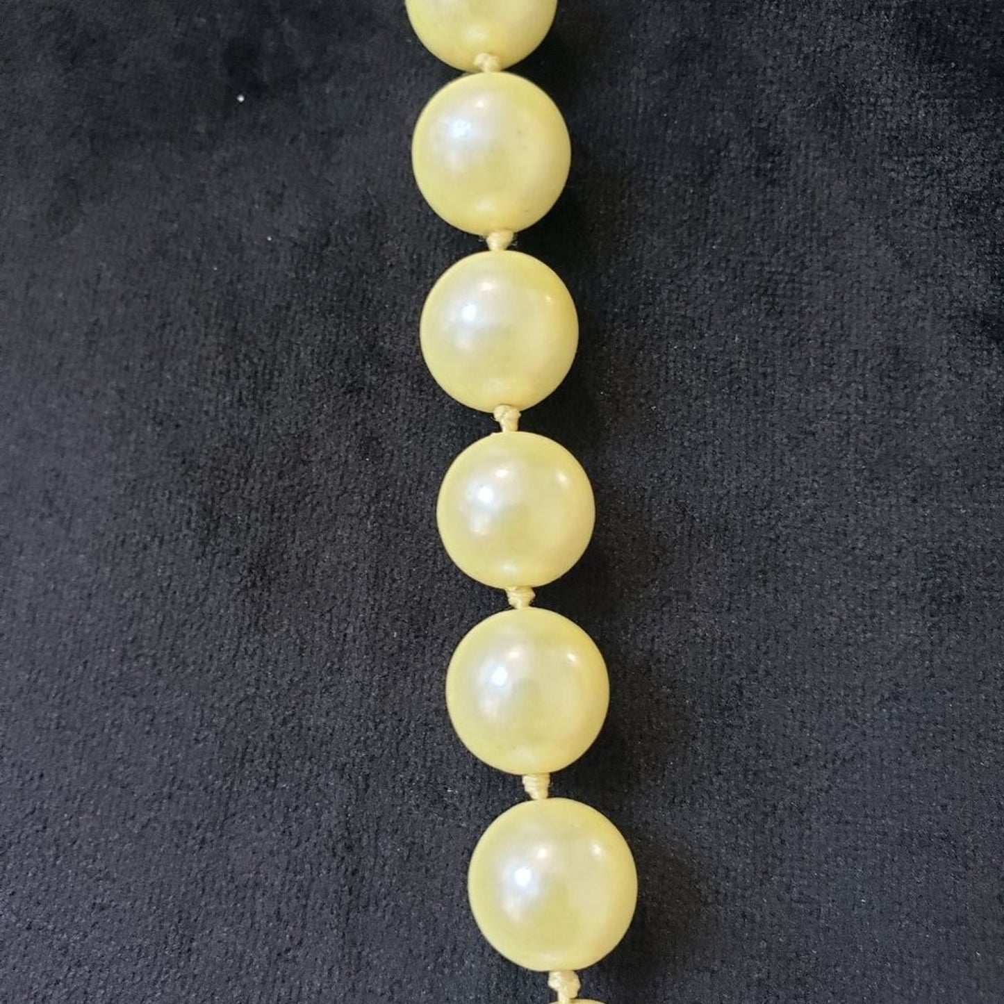 Womens Fashion Yellow Aventurine Round Glass Beaded Teardrop Necklace Jewelery