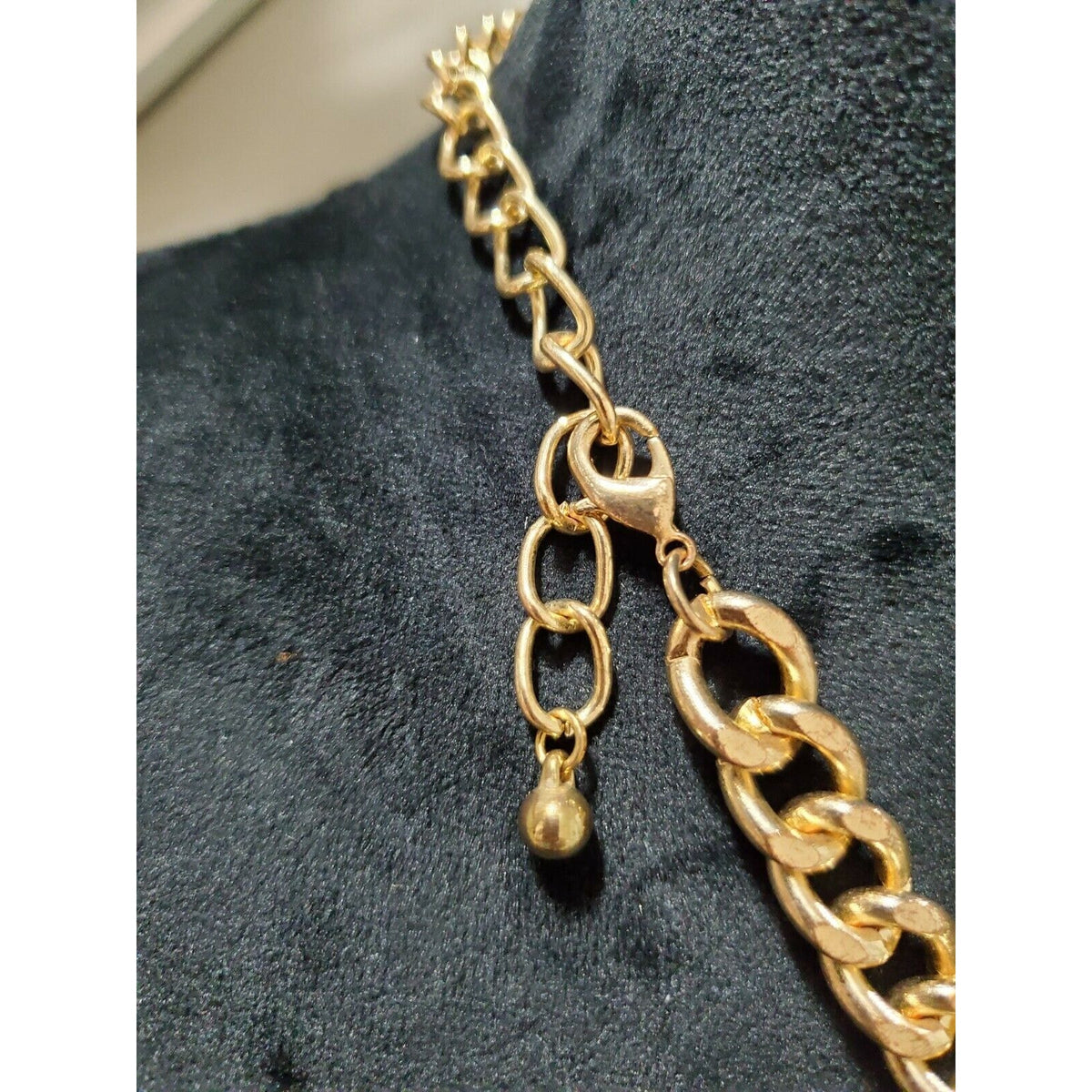 Traci Lynn Statement Tortoiseshell CZ Gold Tone Up To 20” Necklace