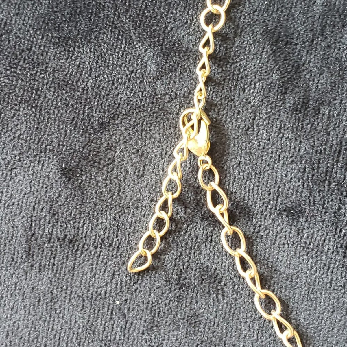 AVON Women's Supernova Rose Gold Tone with Faux Pink Stones Necklace