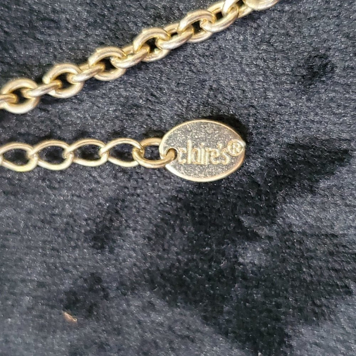 Claires Women Alloy Collar Choker Charm Long Tasse Necklace Jewelry