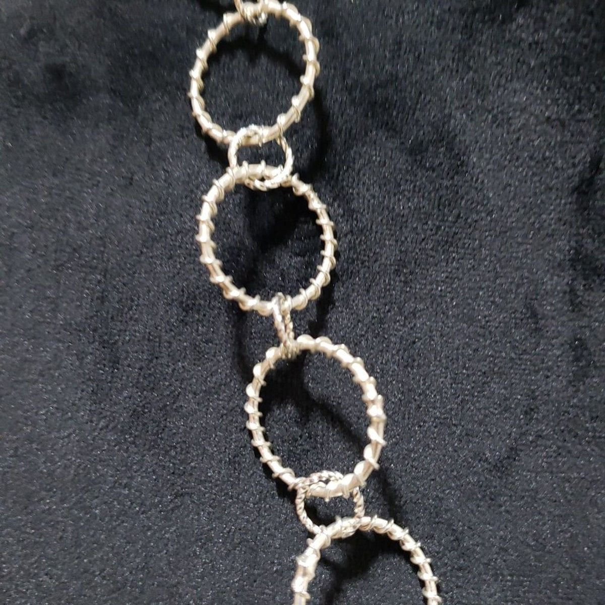 Women's Gold Geometric Circle Link Modern Simple Chic Elegant Jewelry Necklace