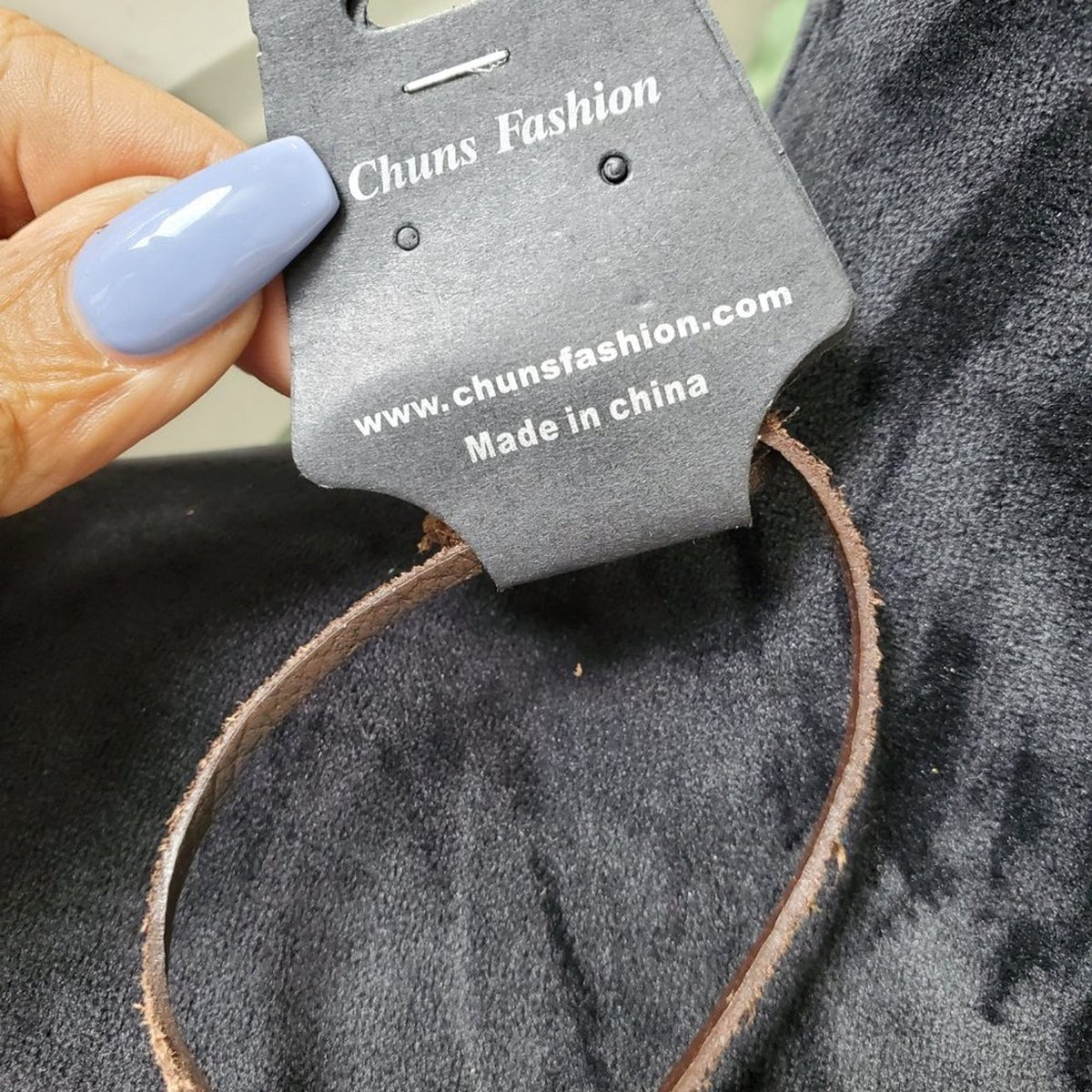 Chuns Fashion Womens Brown Leather Cartridge and Rings Pendants Necklace