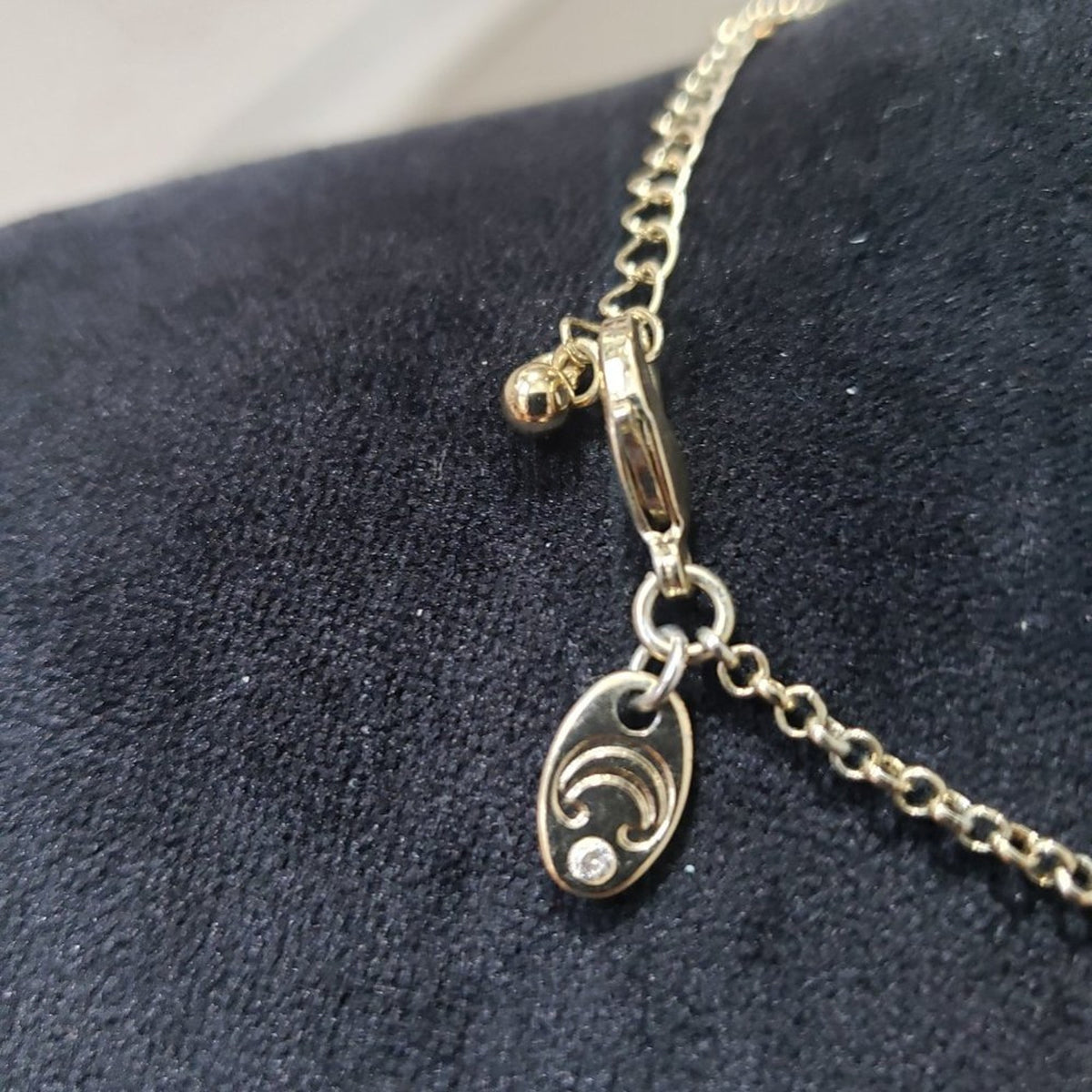 C Women's Gold Tone Clear Teardrop Rhinestones Princess Necklace