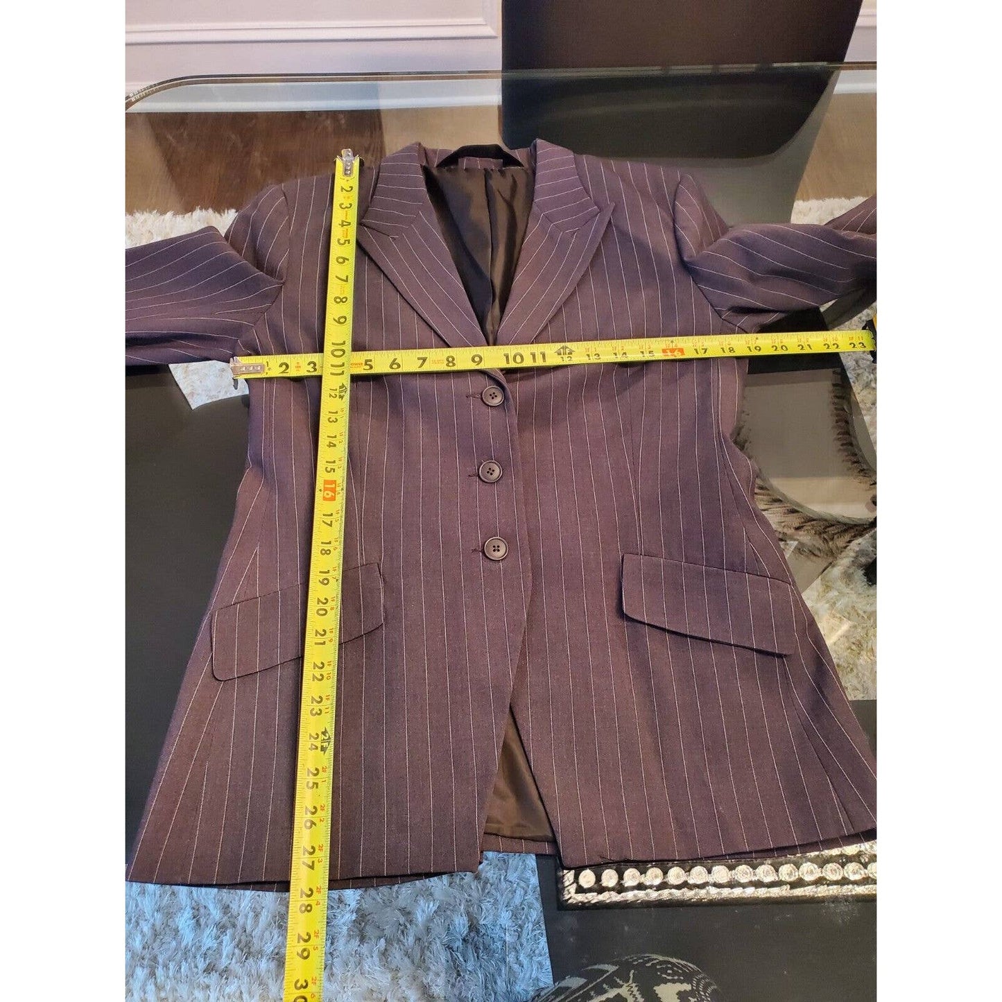 Norma Kamali Gray Polyester Single Breasted Three Buttons Fitted Blazer 12