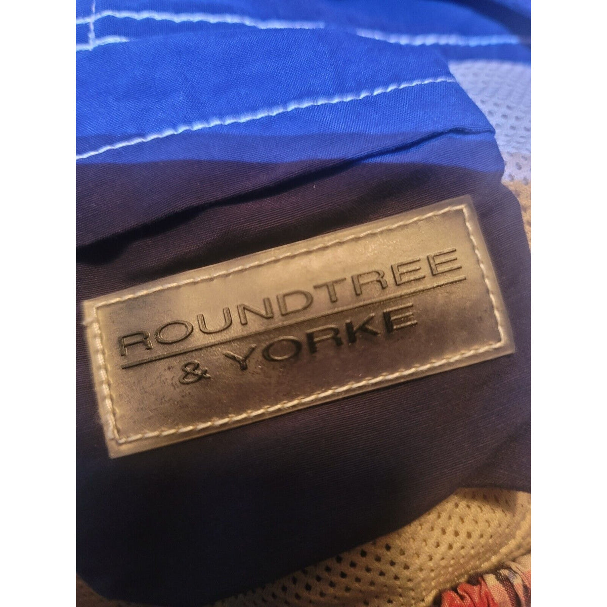 Roundtree & Yorke Mens Shorts Plaid Casuals Swimwear Chino Size Small