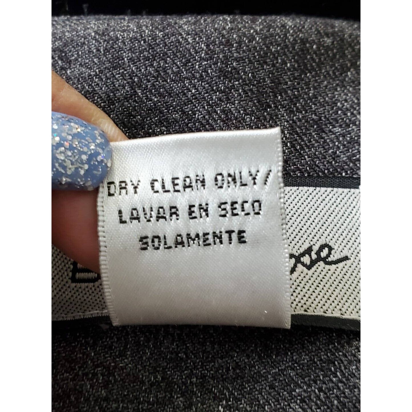 Breaklin Loose Women's Gray Polyester Long Sleeve Jacket & Dress 2 Piece Suit 12