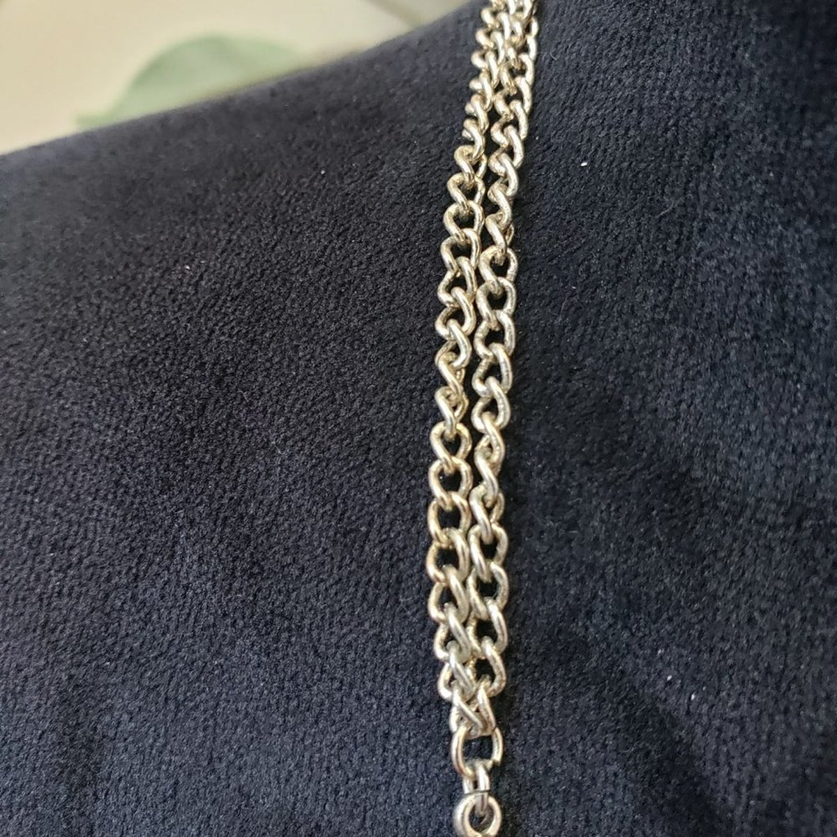 Women's Fashion Multi Strand Gold Tone Ball Chain Long Necklace with Lobster