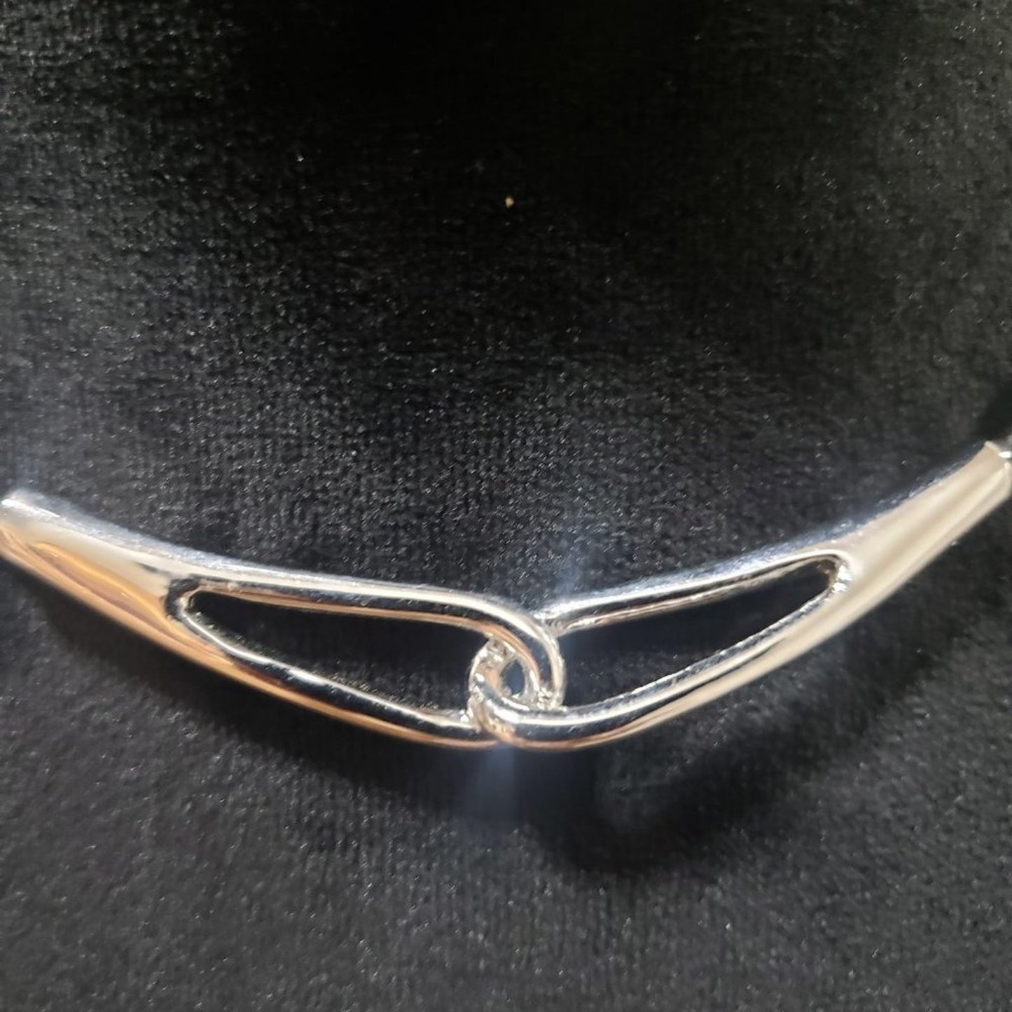 Nine West Womens Fashion Black Cord & Silver Tone Necklace with Lobster Clasp
