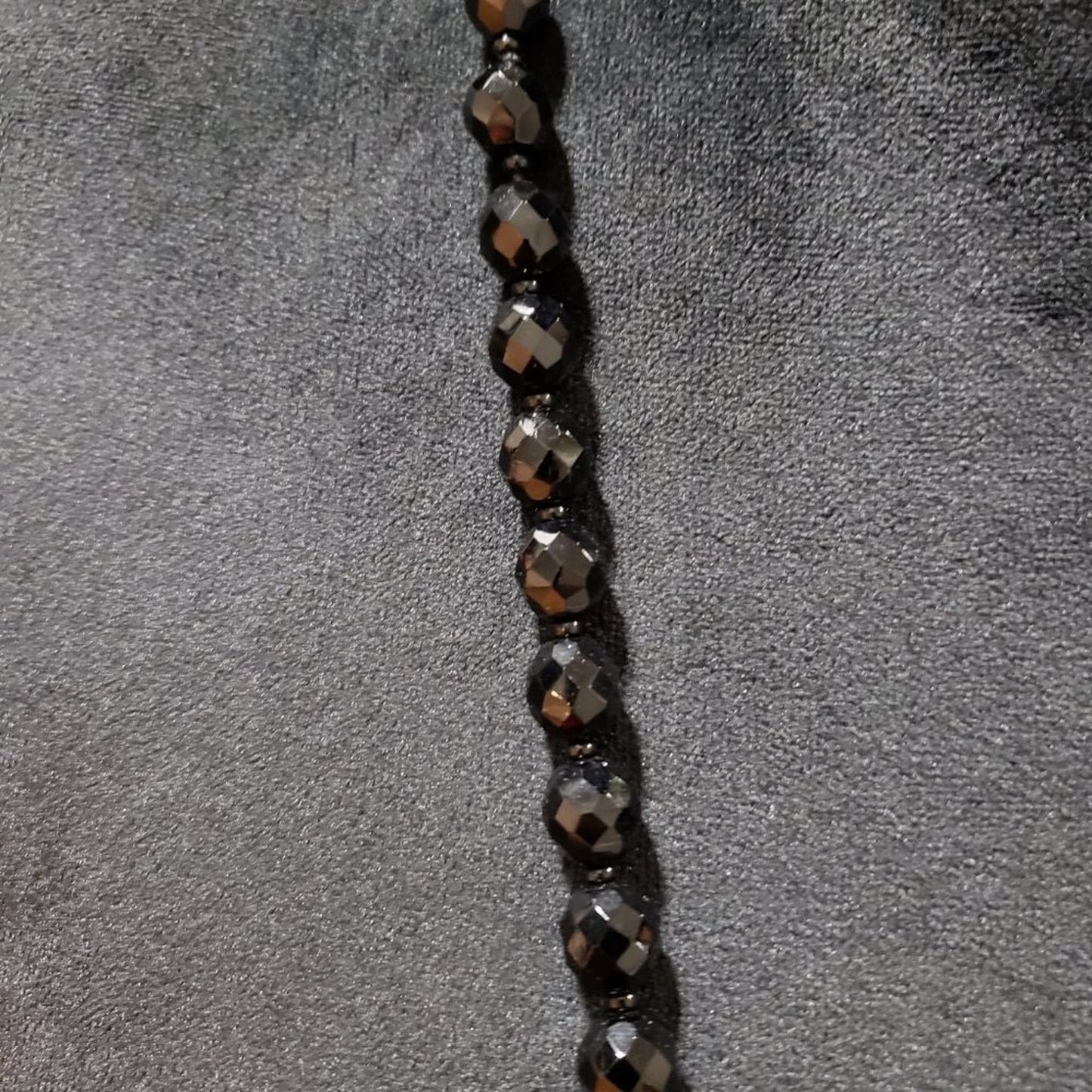 Womens Fashion Black Beaded Statement Long Collar Necklace with Lobster Clasp