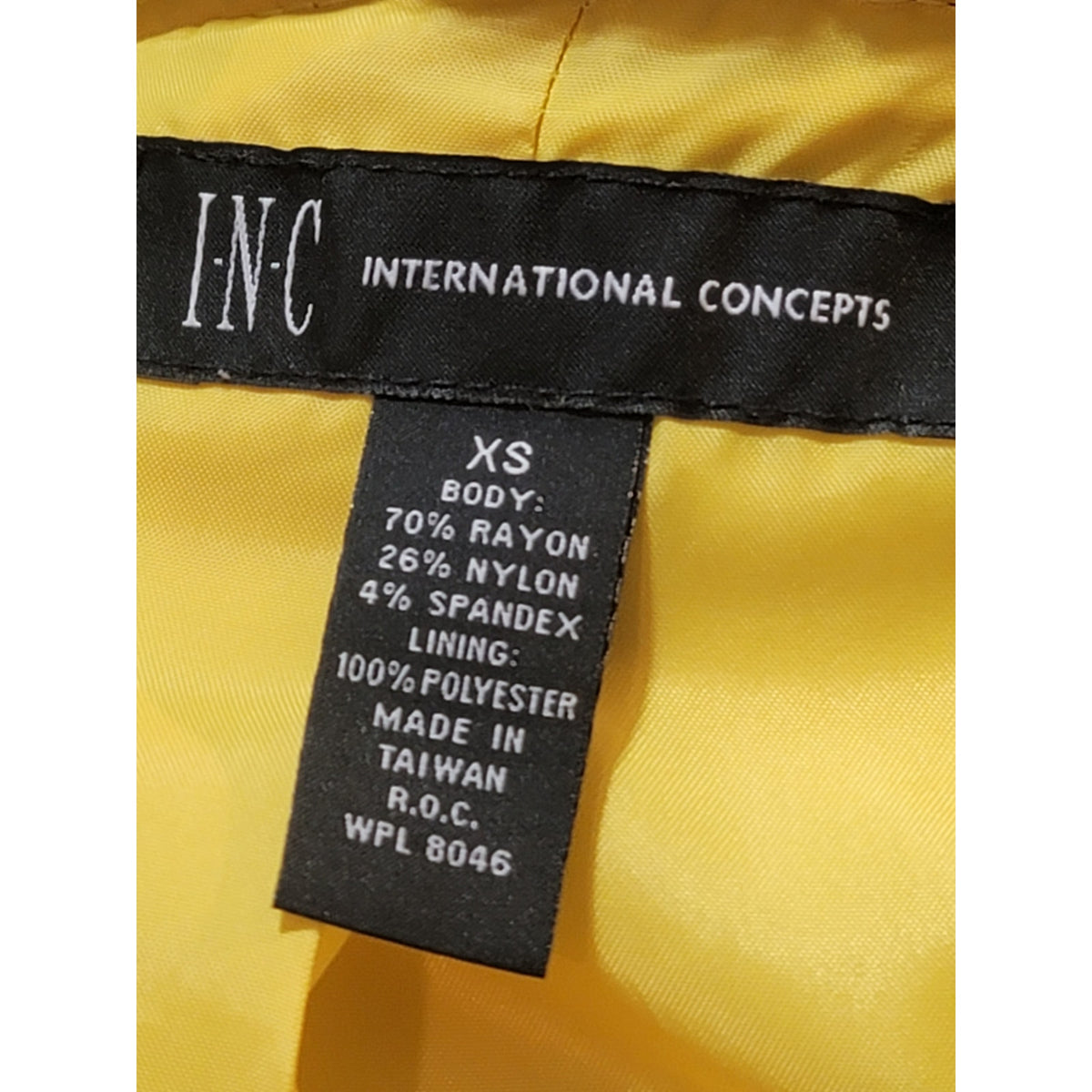 International Concepts Cardigan Jacket Womens SZ XS Yellow Ruffle Long Sleeve