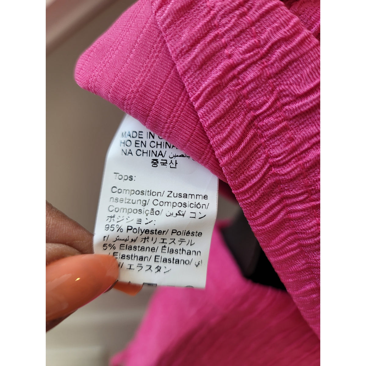 Two-Piece Dress Women's SZ XL Pink Ruched Cowl Neck Cap Sleeve Drawstring Tie