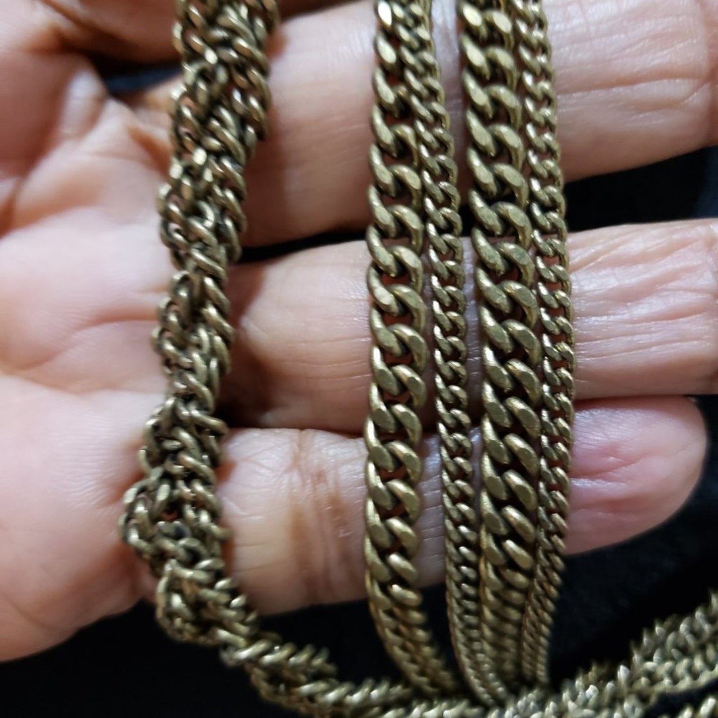 Womens Fashion Gold Tone Wheat Chain Rhinestone Collar Necklace W/ Spring Ring