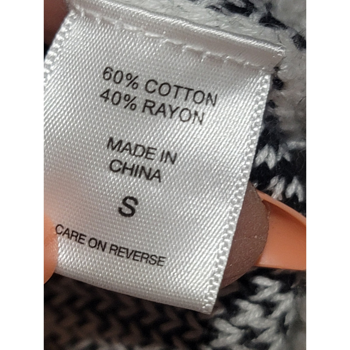 Soho Street Pullover Sweater Women's Small Black/White Colorblock Drop Shoulder