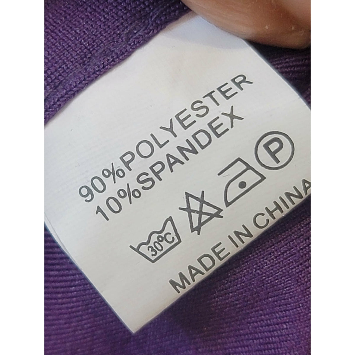 PattyBoutik Bodycon Dress Women's Size Small Purple One Shoulder Polyester
