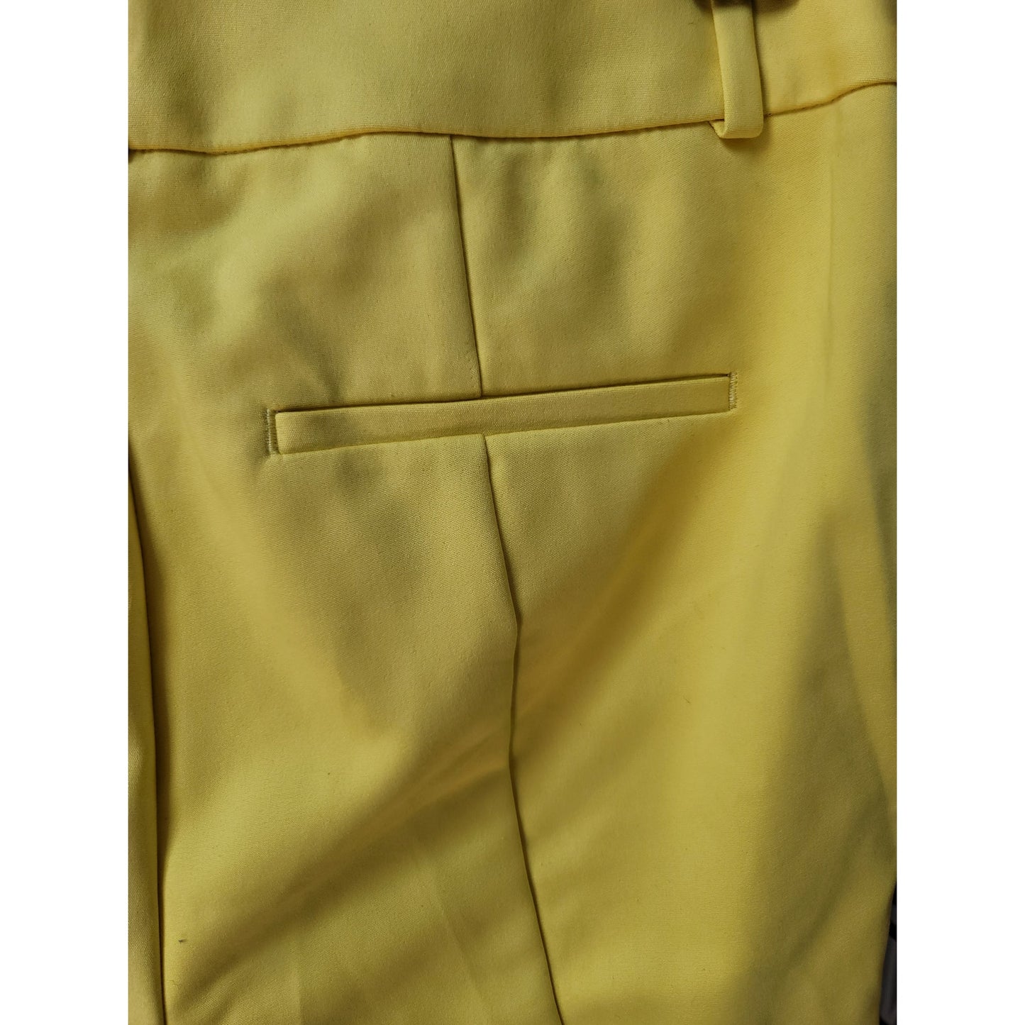 LOFT Skinny Ankle Pants Women's Size 4 Yellow Modern Fit Stretchy Trousers