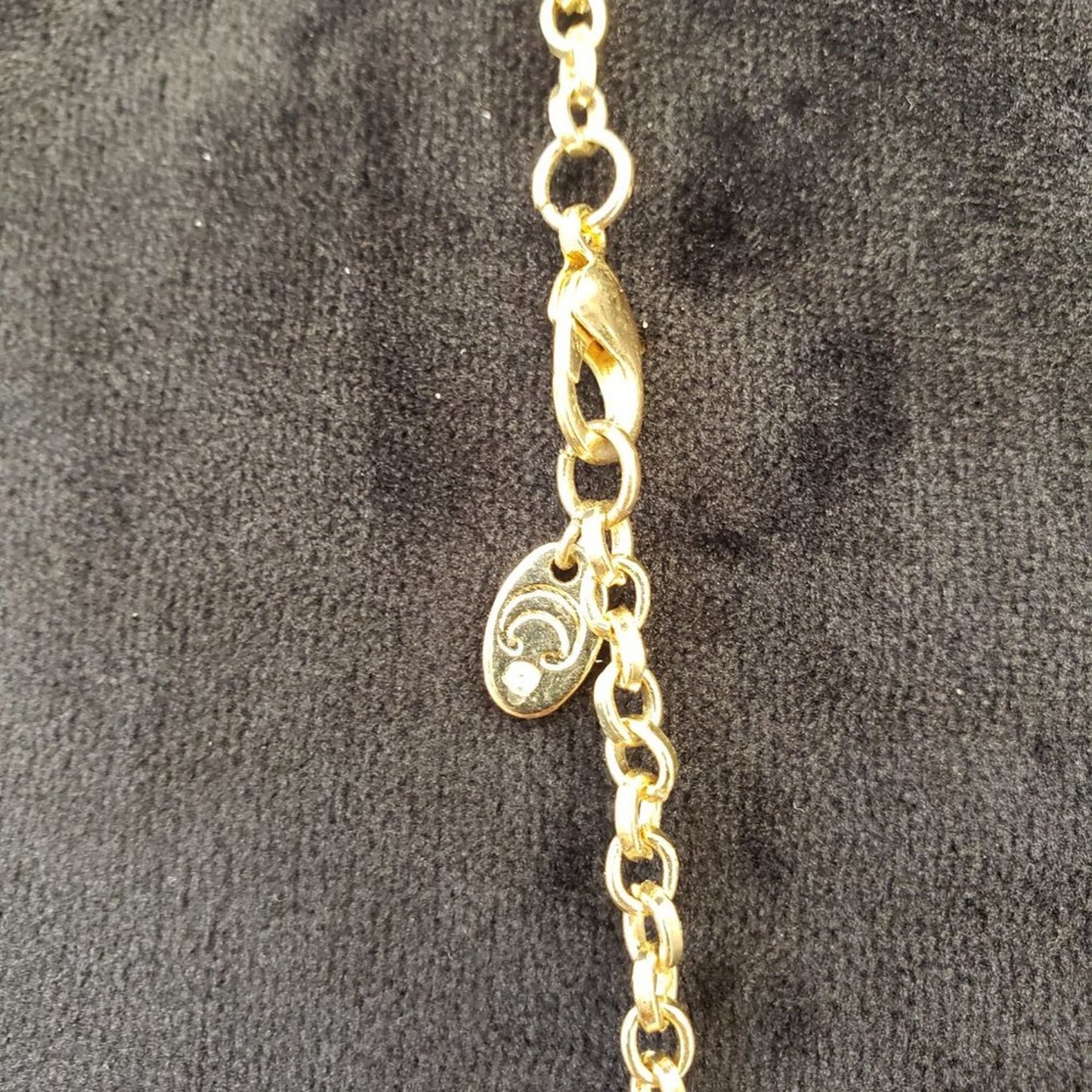 Charming Charlie Womens Multi Tourmaline Long Chain Necklace with Lobster Clasp