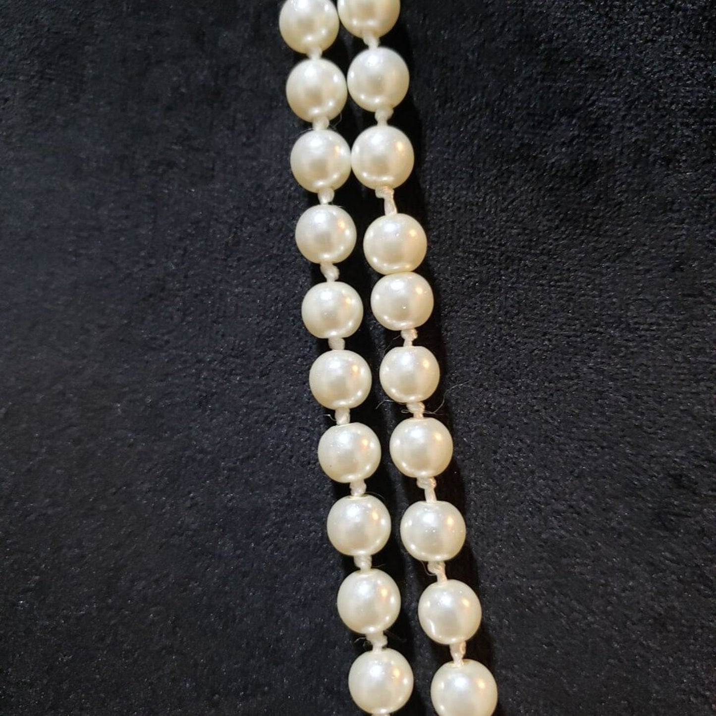 Womens Fashion Ivory Baroque Flapper Pearl Long Statement Necklace Jewelry