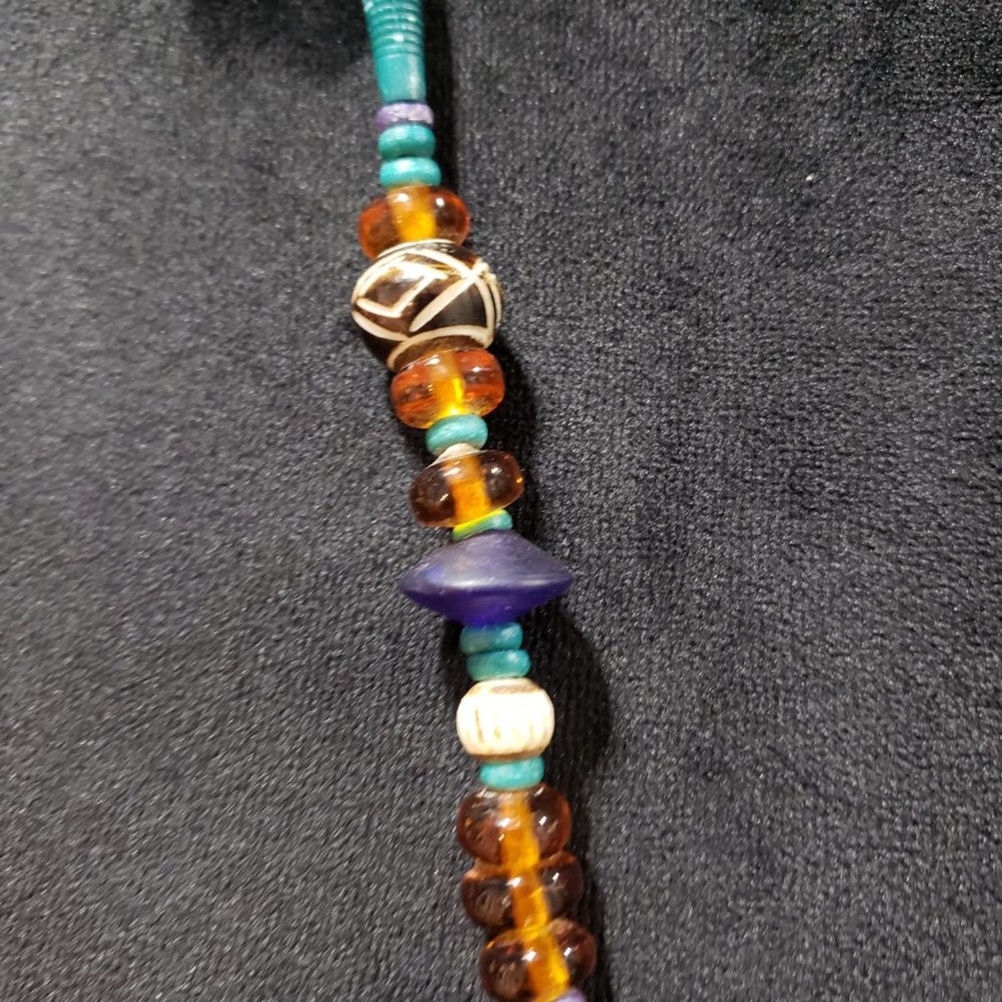 Womens Multi Stone & Turquoise Single Stand Fashion Jewellery Necklace