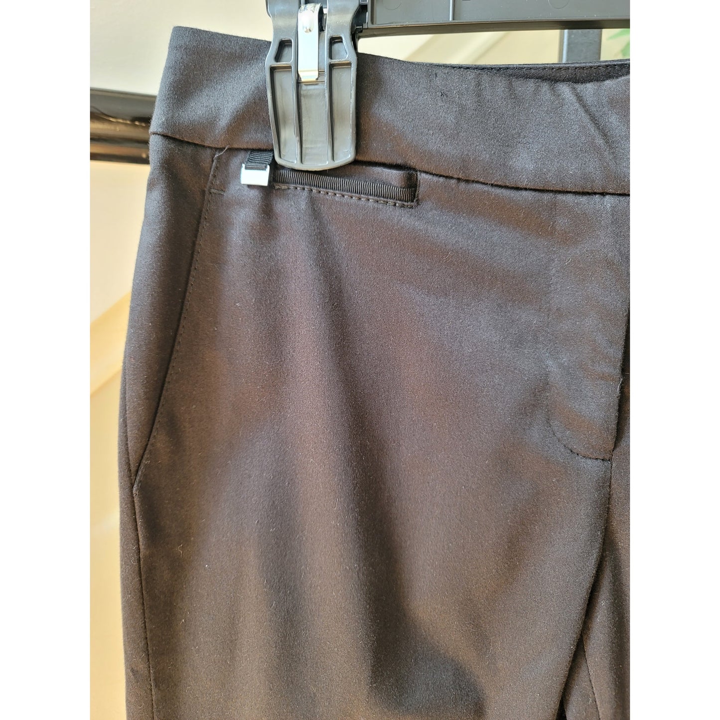 White House Black Market Pants Women's 4R Black Sleek Boot Stretch Work Trousers