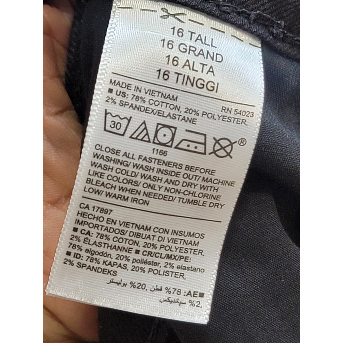 Old Navy Super Skinny Jeans Women's Size 16 Tall Black Mid-Rise Classic Stretch