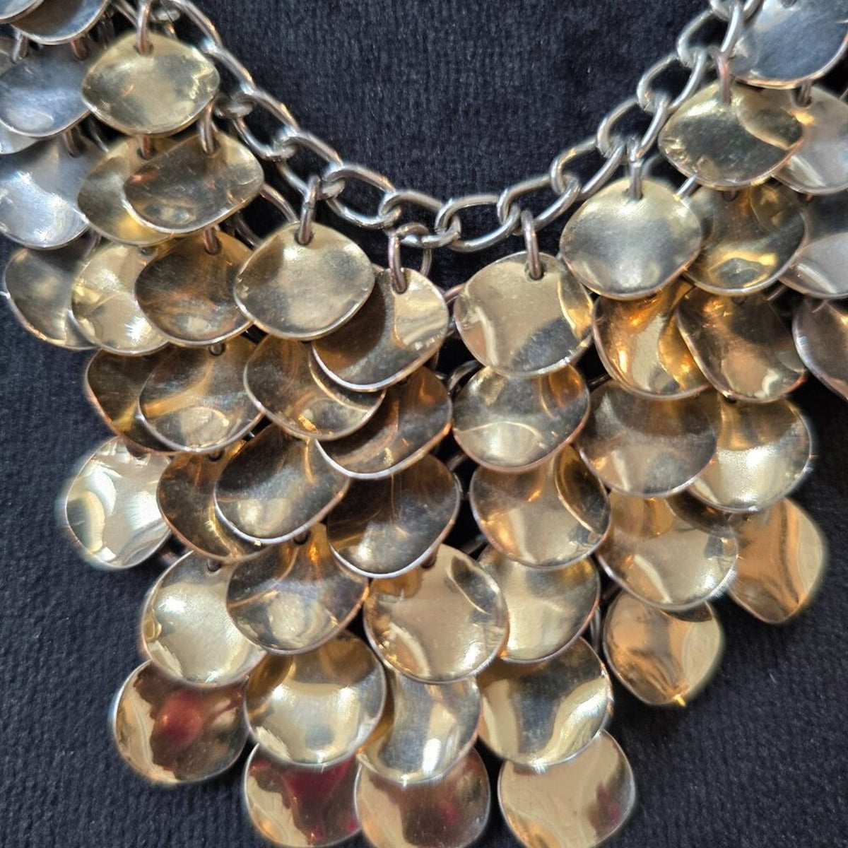 Womens Fashion Gold Tone Metal Charms Fancy Necklace Jewelry with Lobster Clasp